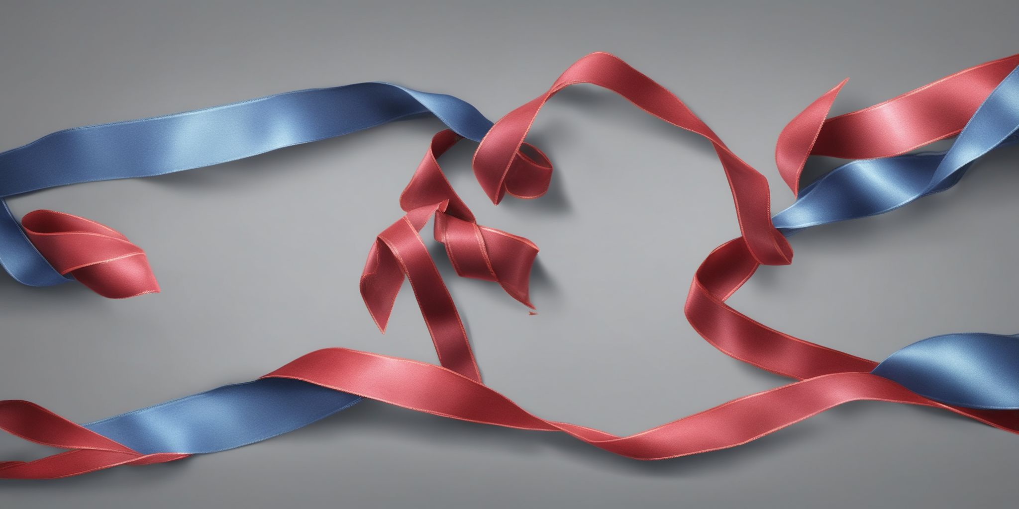 Ribbon  in realistic, photographic style