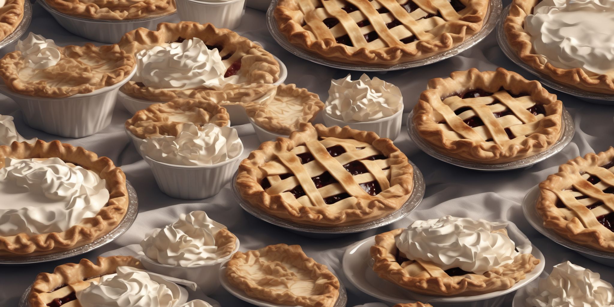 Pie  in realistic, photographic style