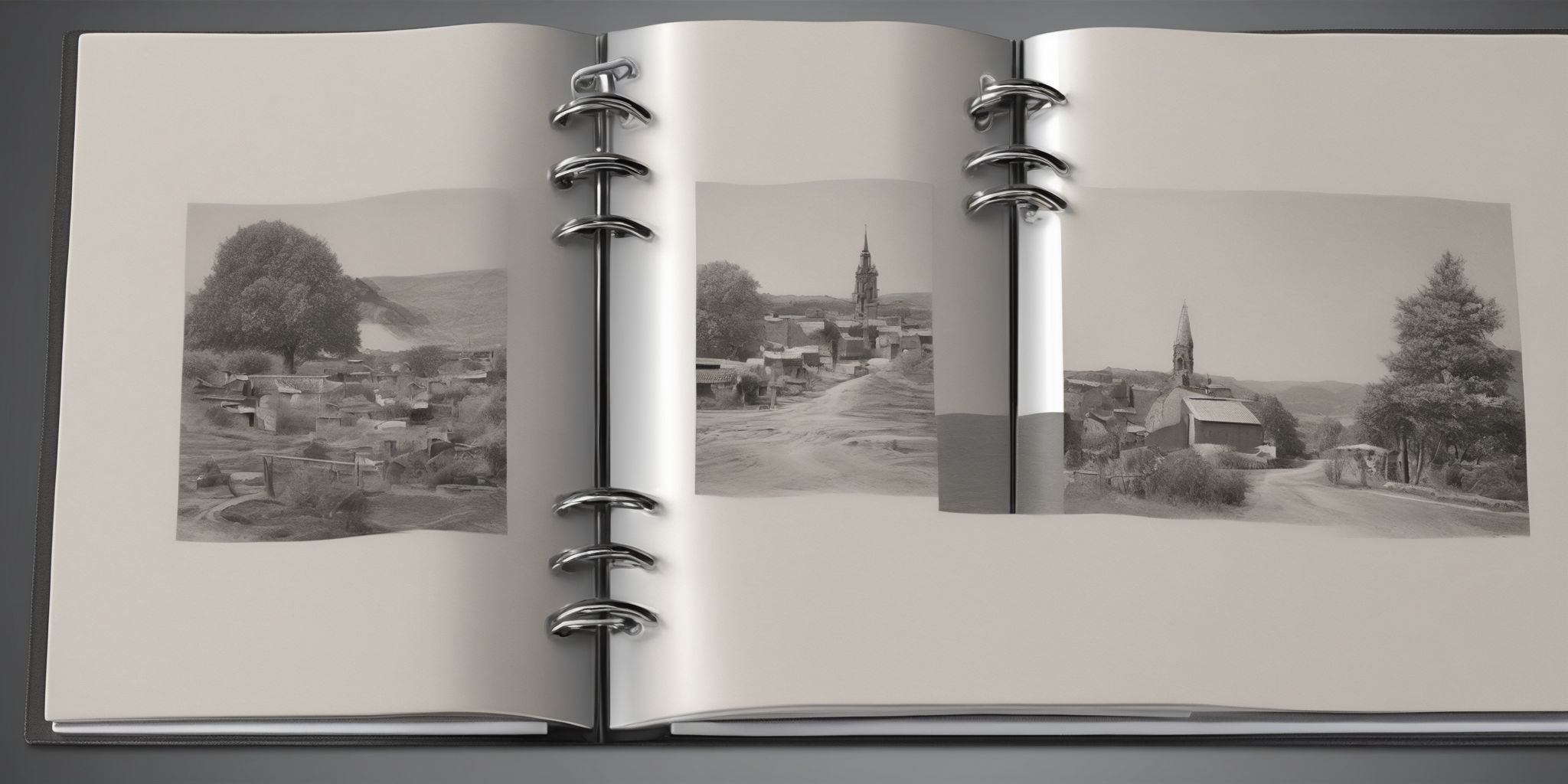 Binder  in realistic, photographic style