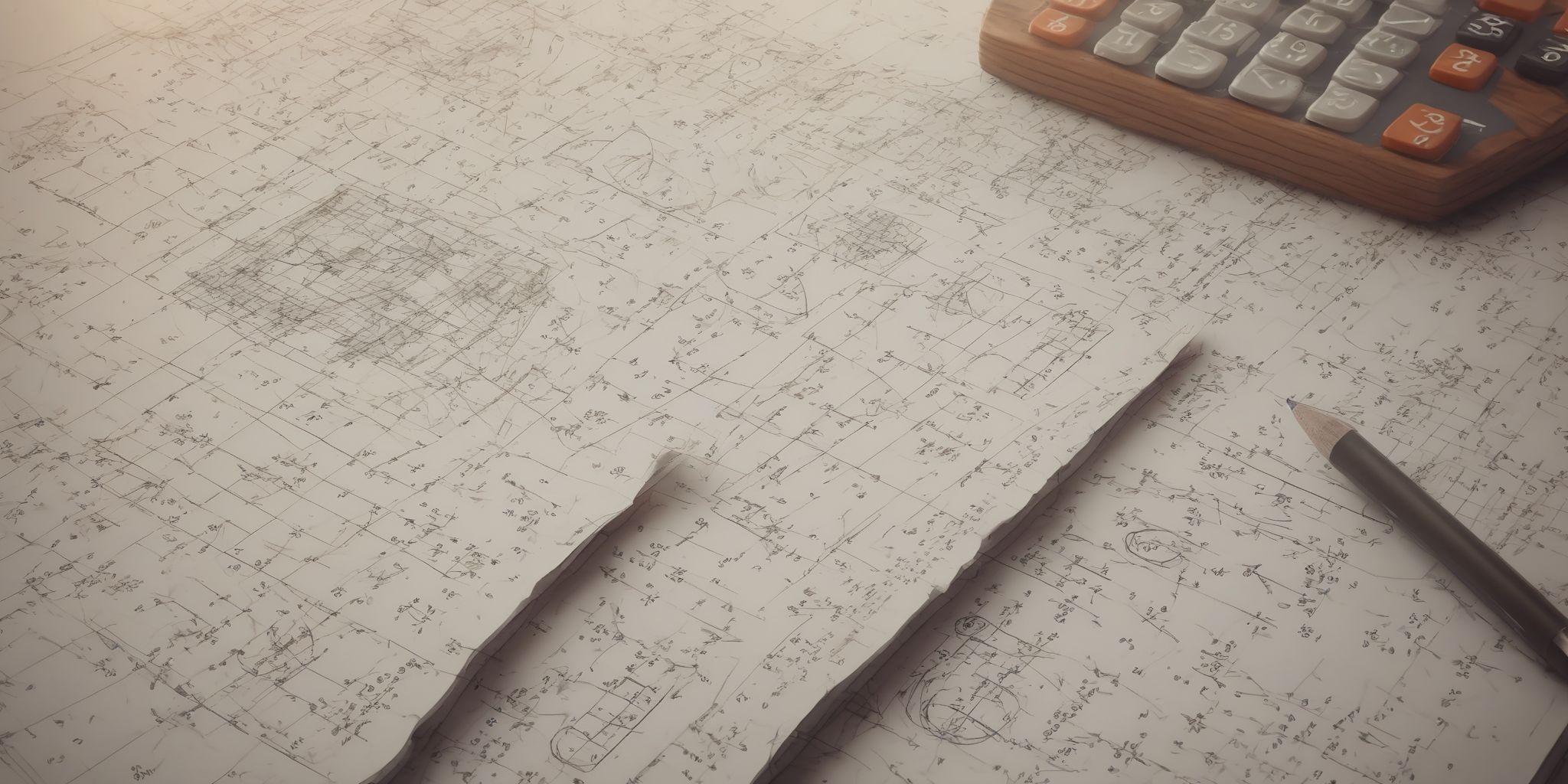 Calculation  in realistic, photographic style