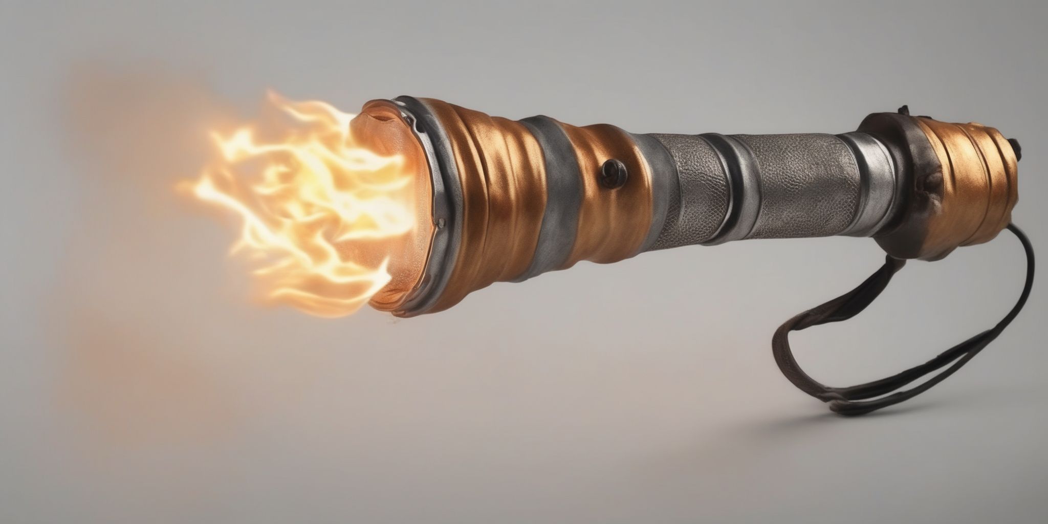 Torch  in realistic, photographic style