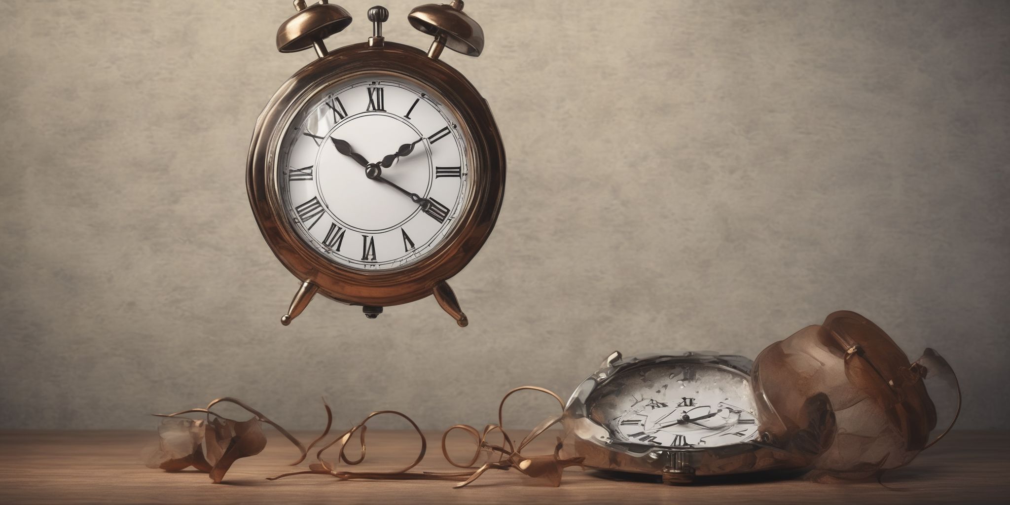 Clock  in realistic, photographic style