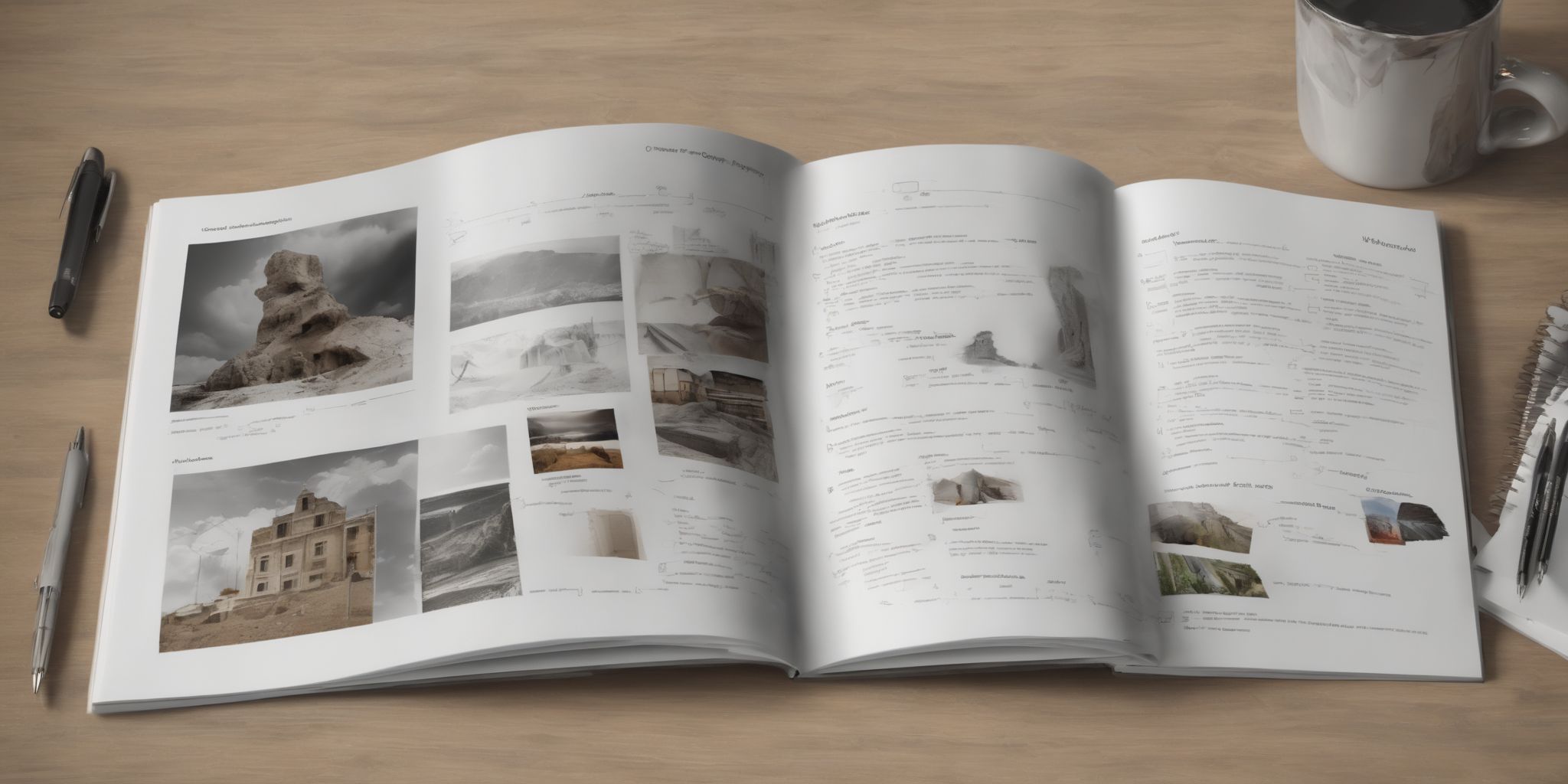 Workbook  in realistic, photographic style