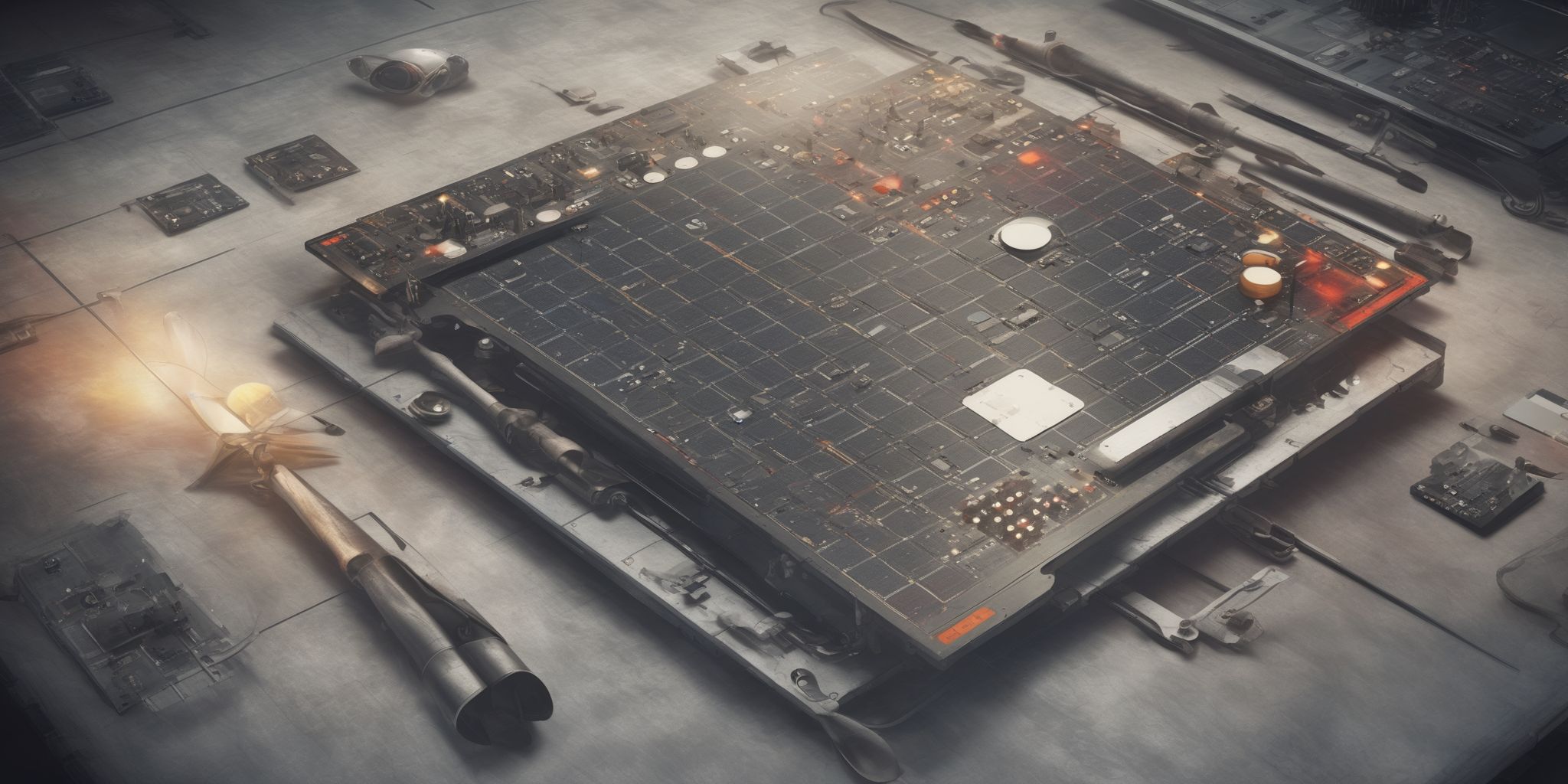 Launchpad  in realistic, photographic style