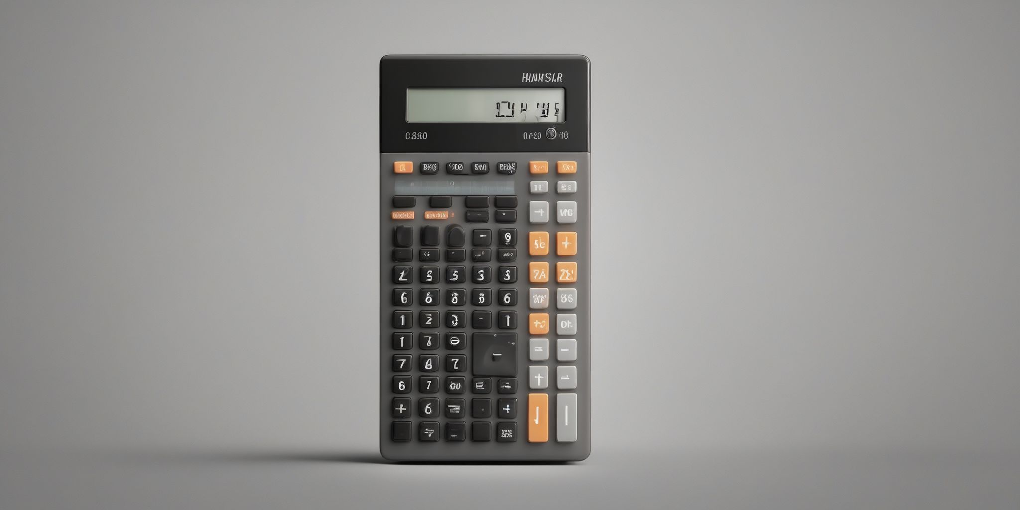 Calculator  in realistic, photographic style