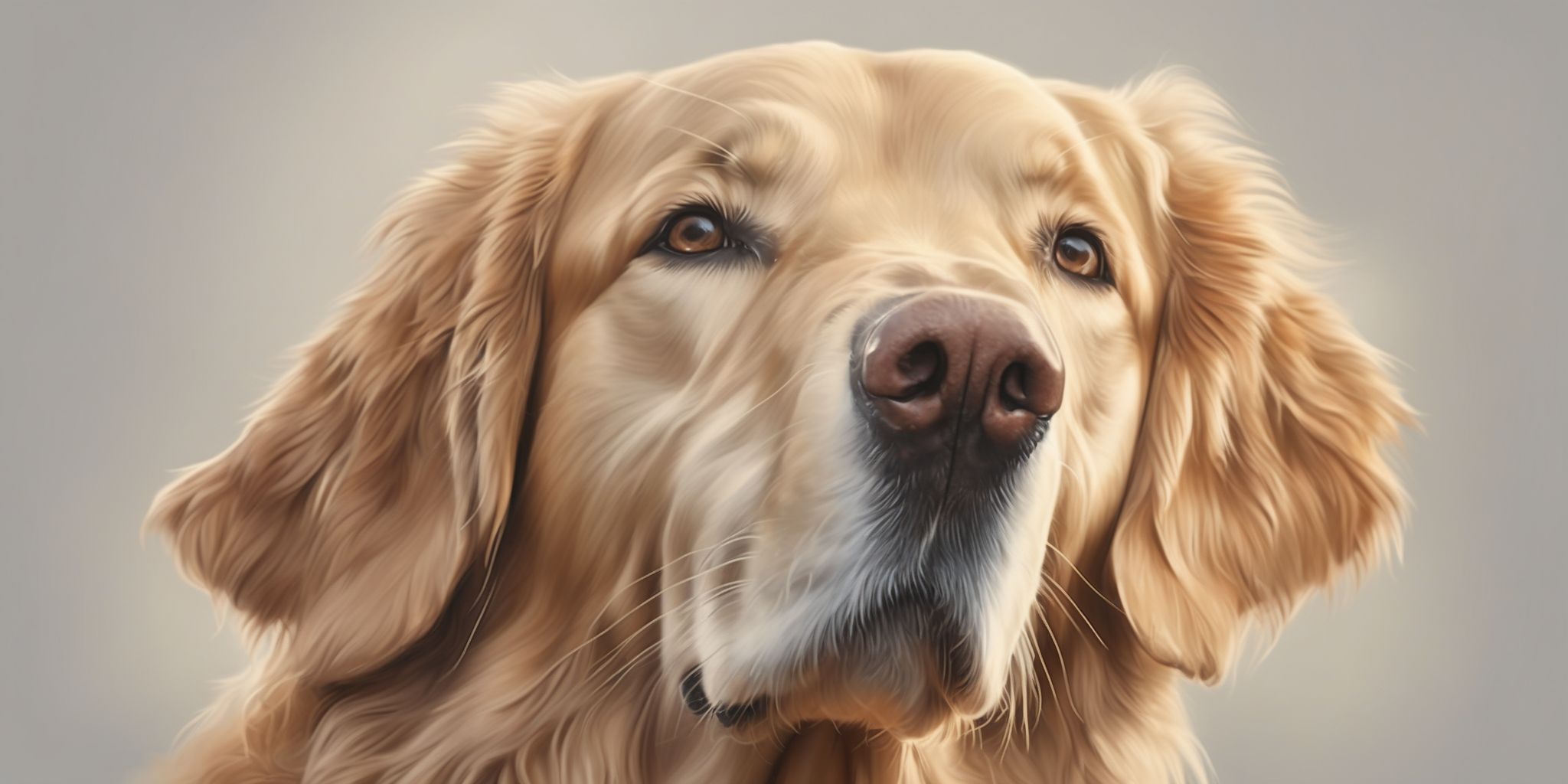 Golden retriever  in realistic, photographic style