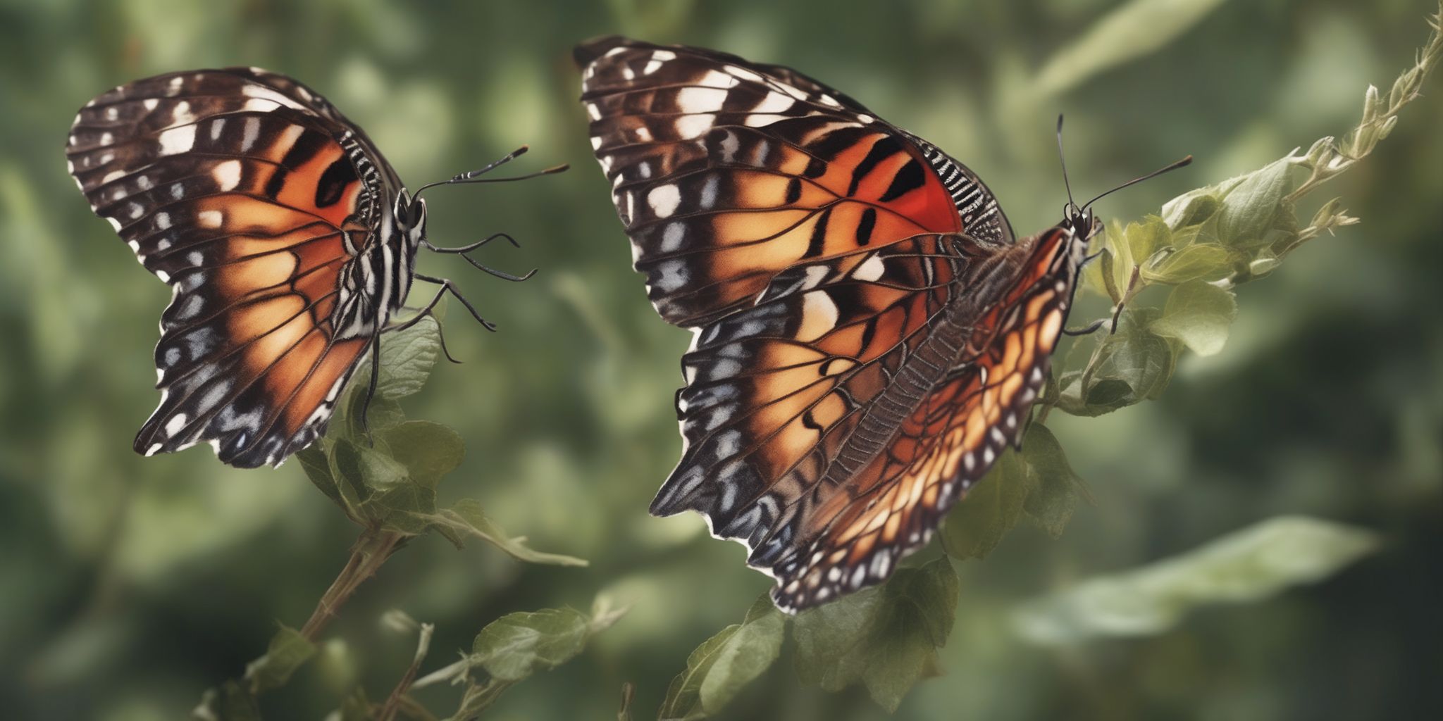 Butterfly  in realistic, photographic style