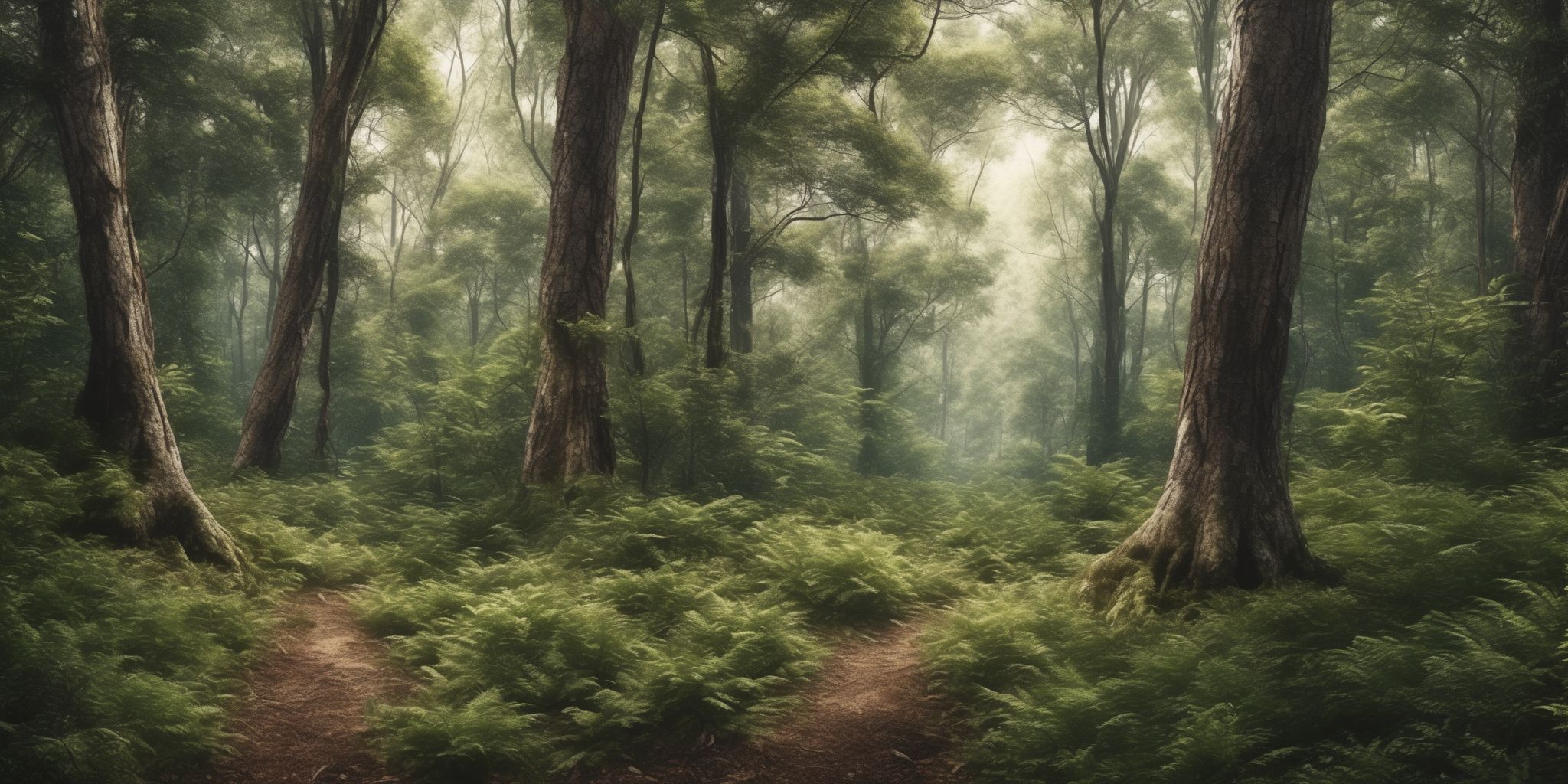 Forest  in realistic, photographic style