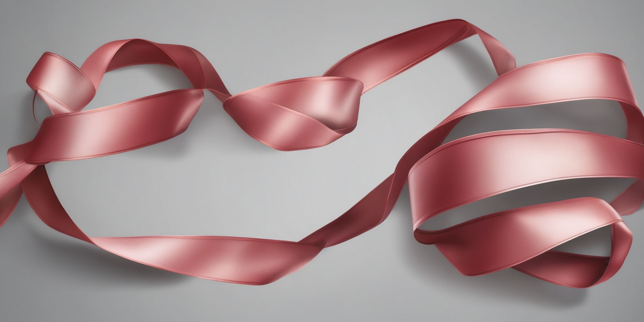 Ribbon  in realistic, photographic style