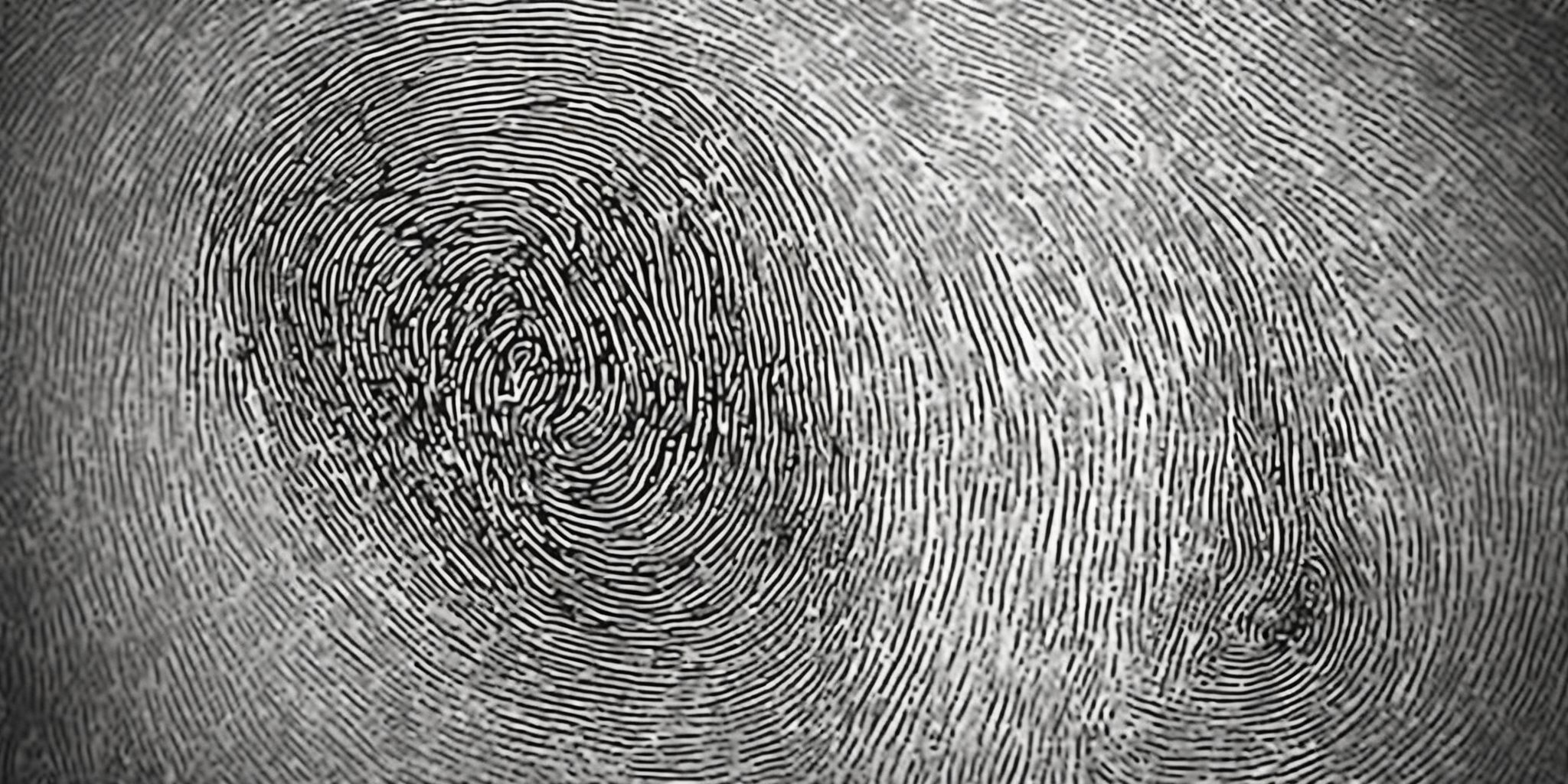 Fingerprint  in realistic, photographic style