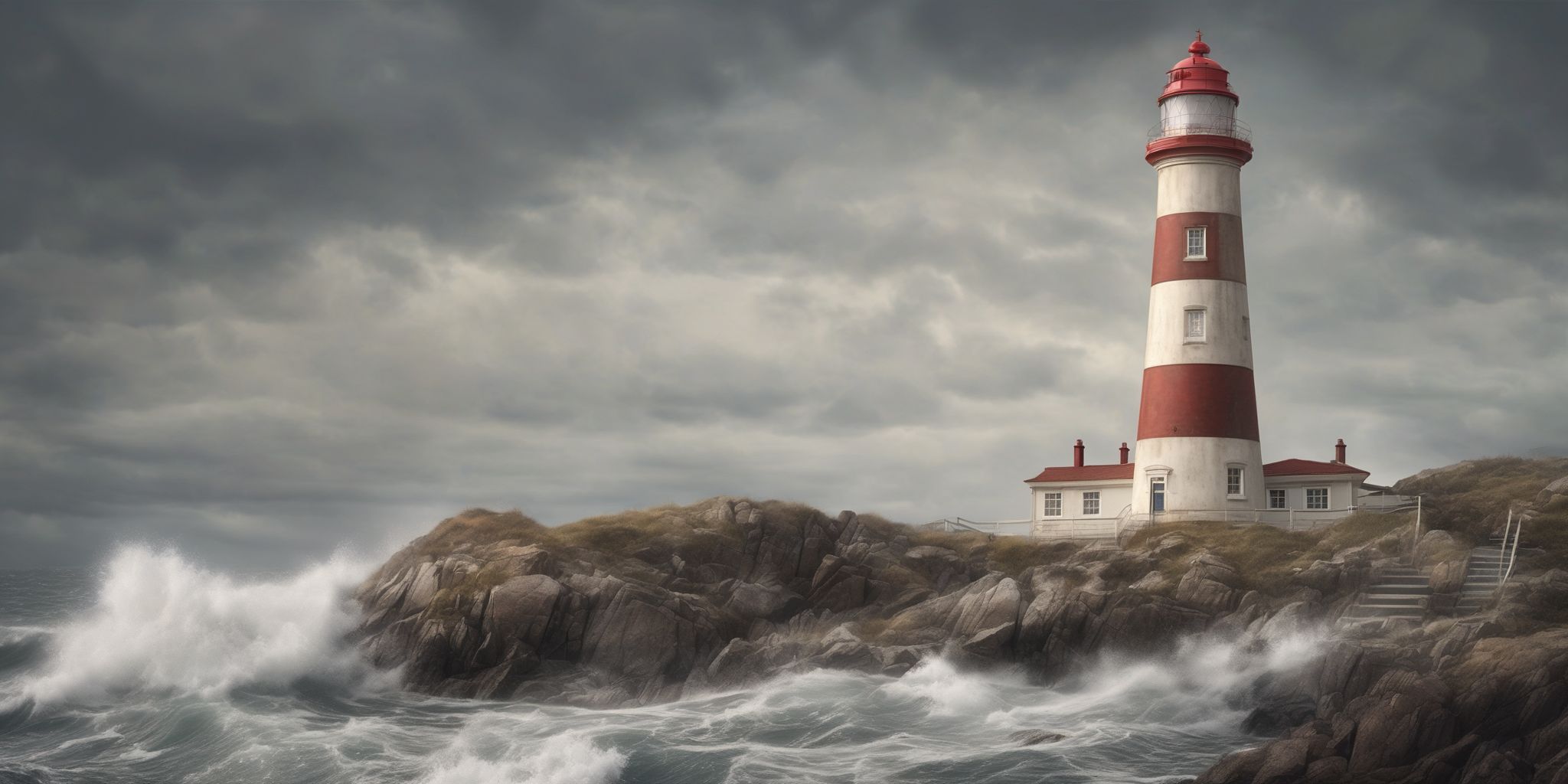 Lighthouse  in realistic, photographic style