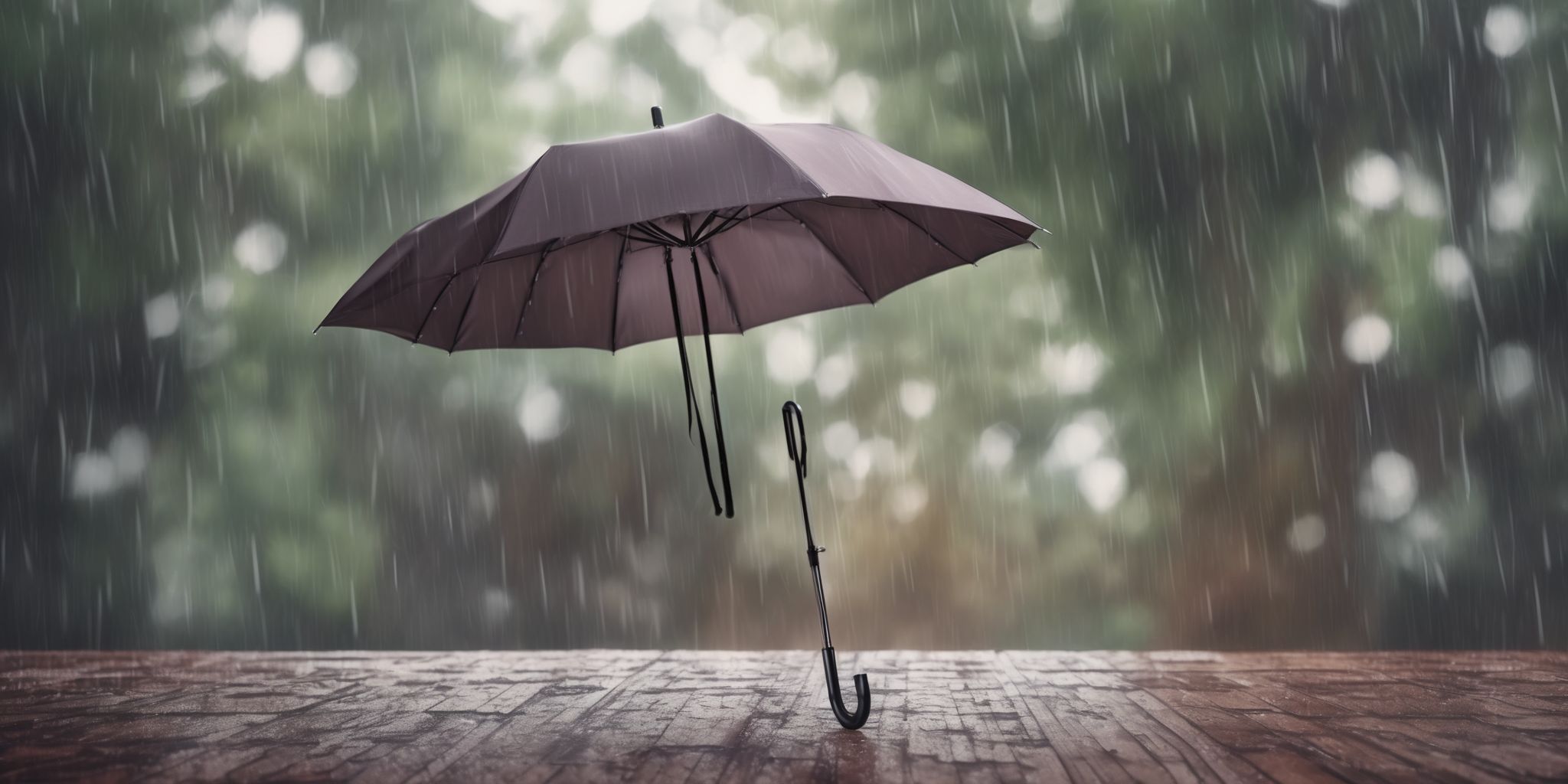 Umbrella  in realistic, photographic style