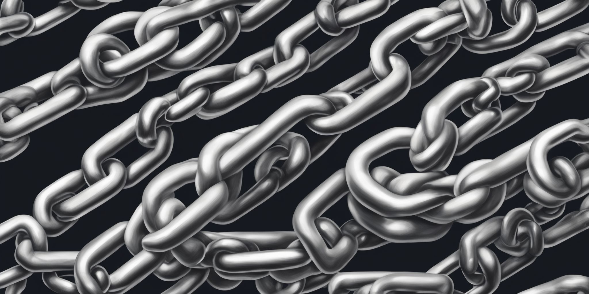 Chain  in realistic, photographic style