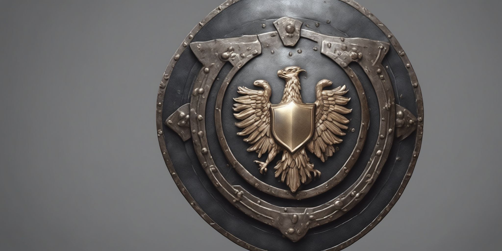 Shield  in realistic, photographic style