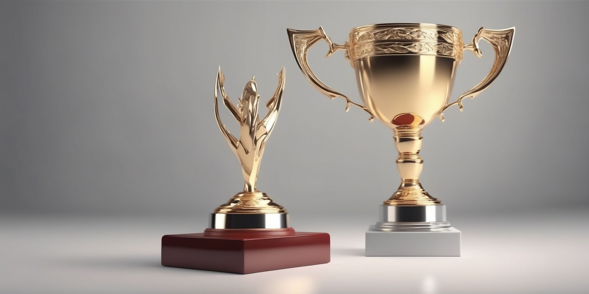 Trophy  in realistic, photographic style