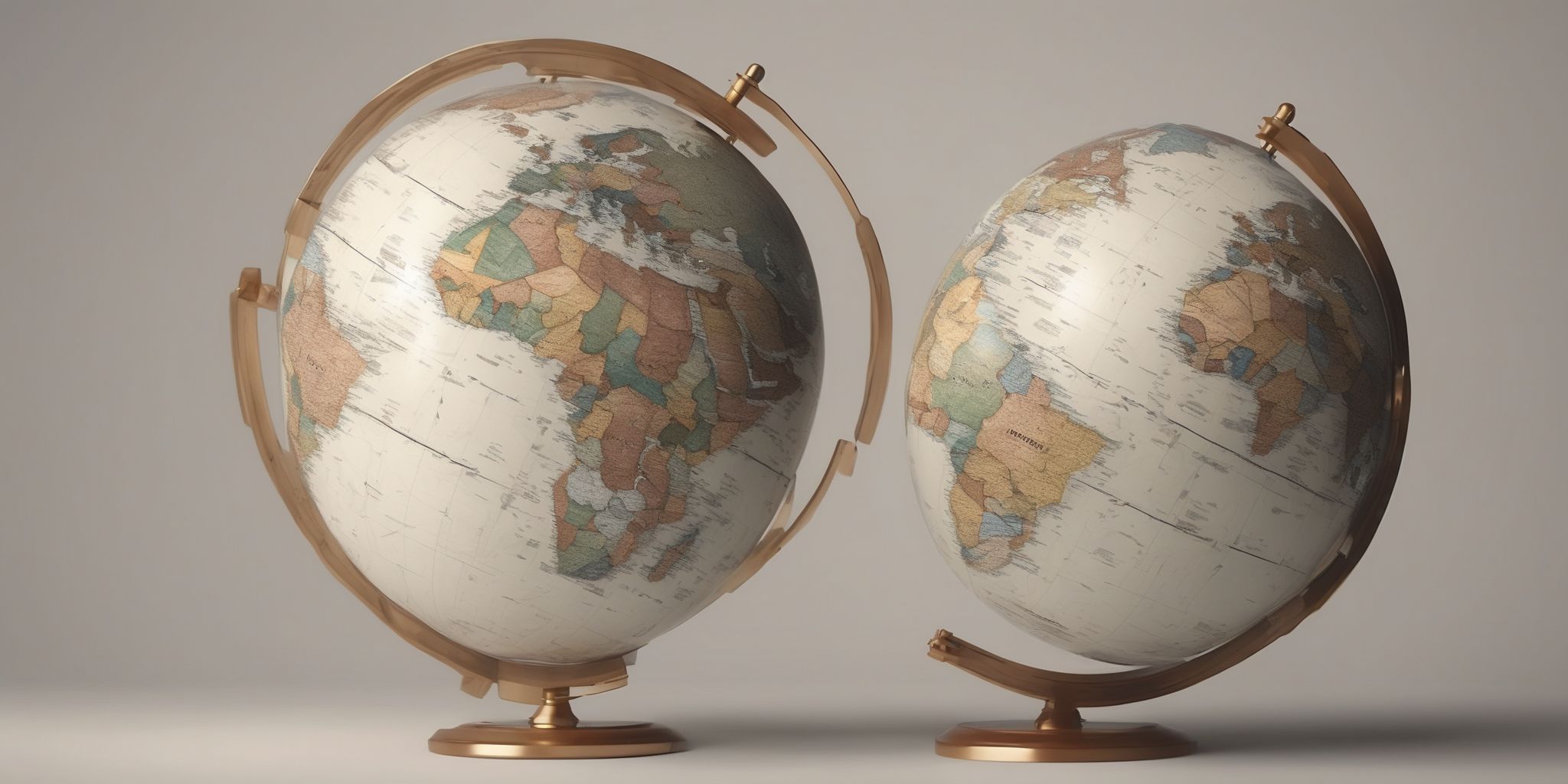 Globe  in realistic, photographic style