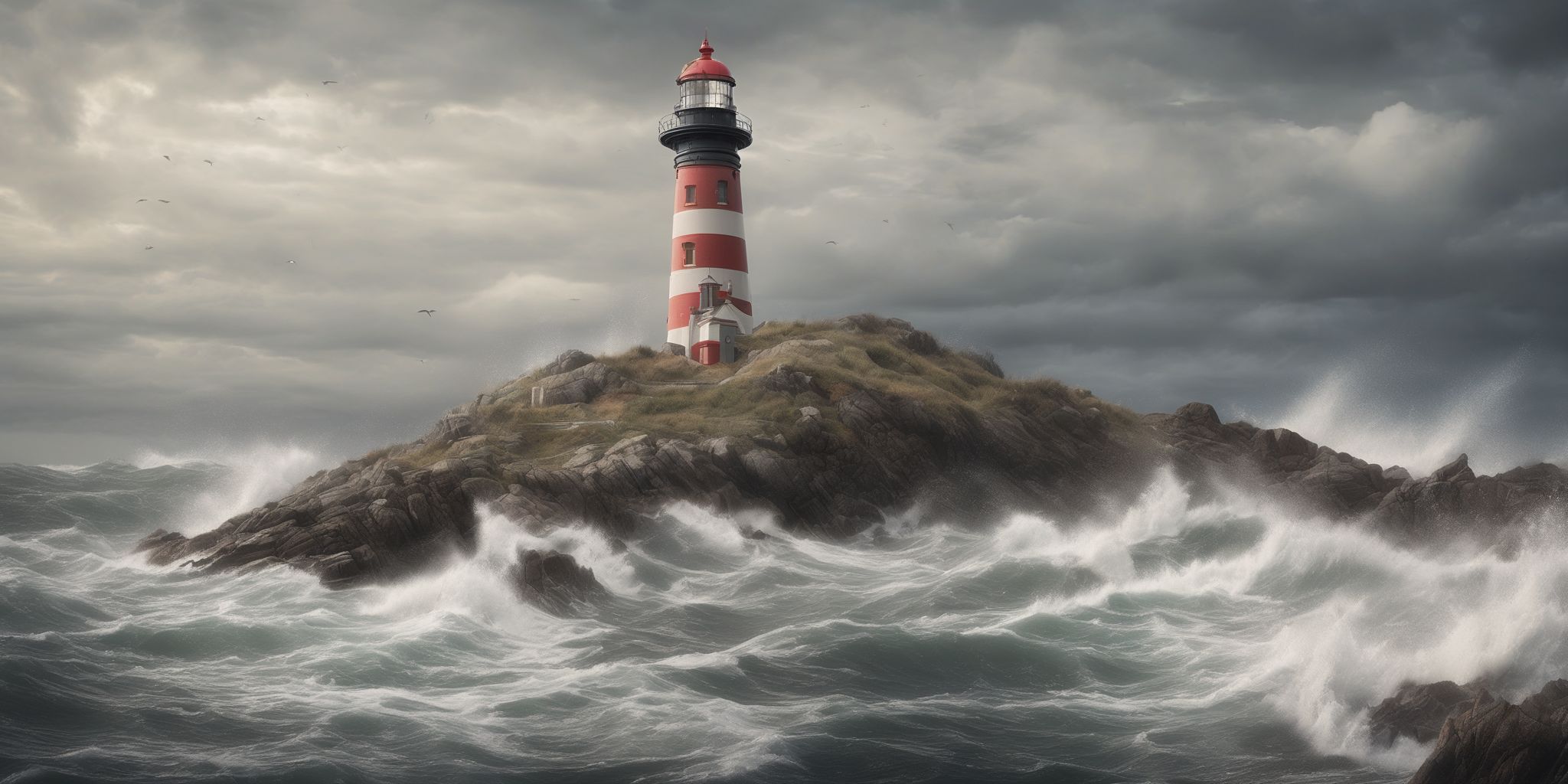 Lighthouse  in realistic, photographic style