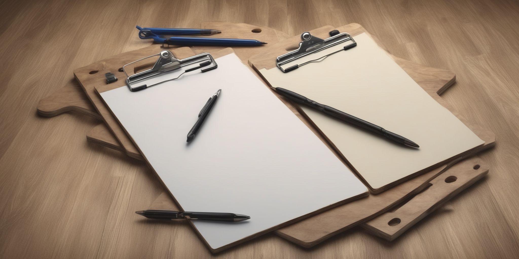 Clipboard  in realistic, photographic style