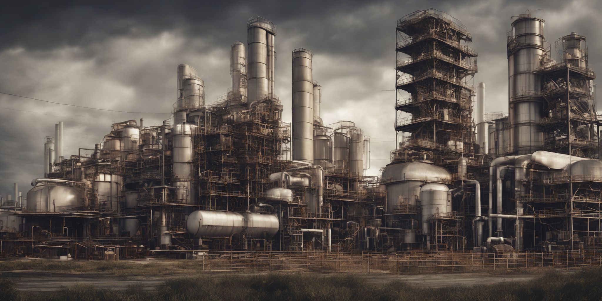 Industry  in realistic, photographic style