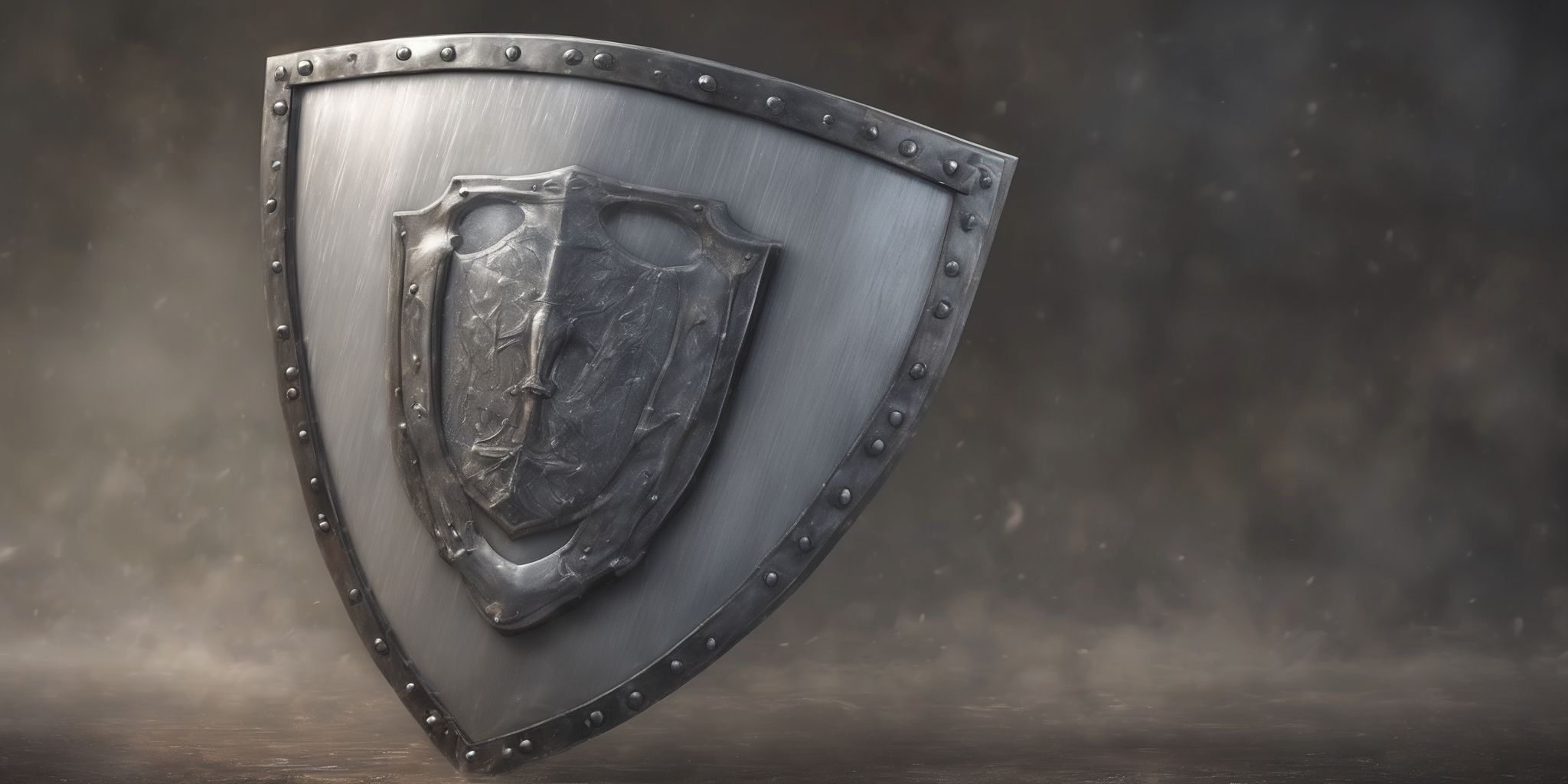 Shield  in realistic, photographic style