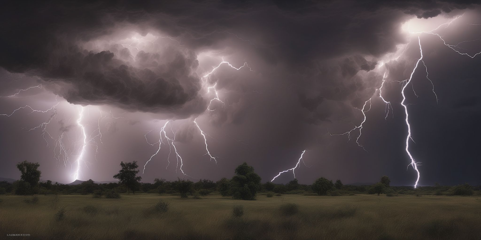 Lightning  in realistic, photographic style