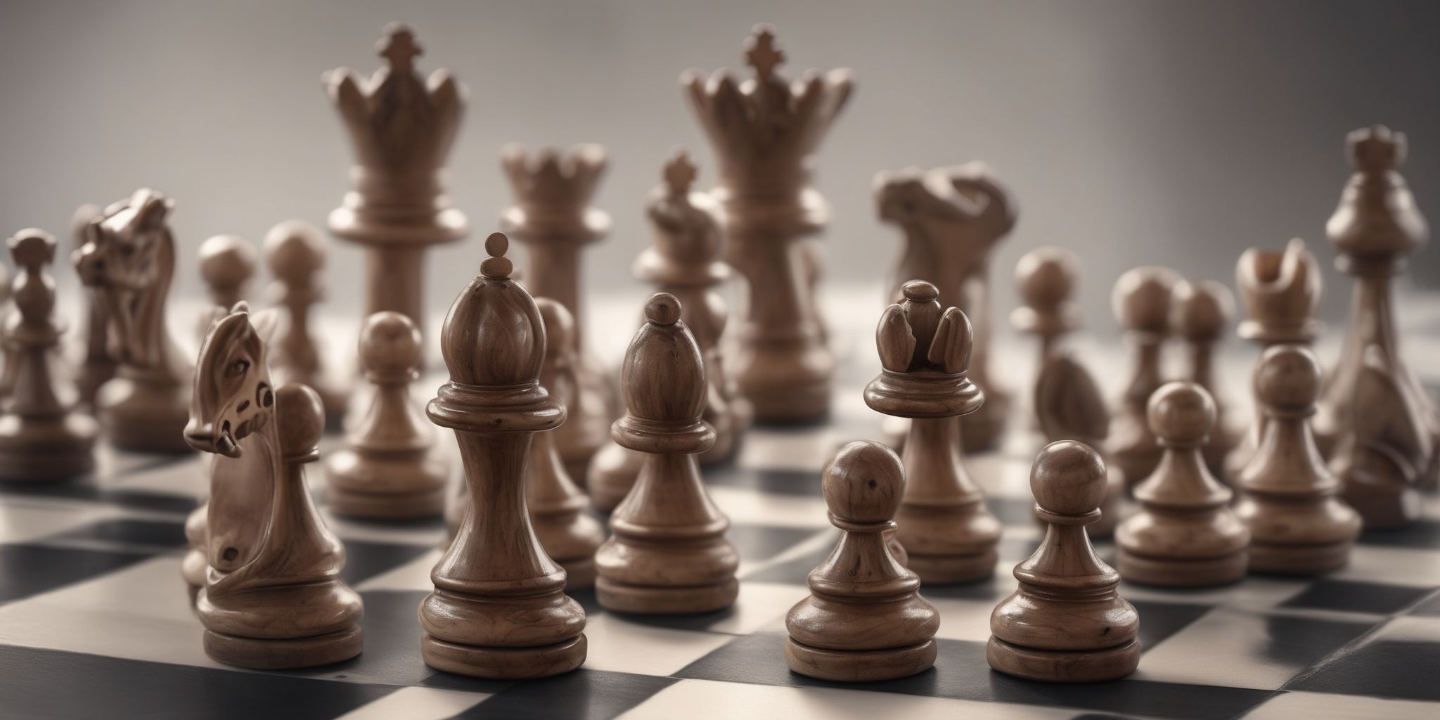 Chess  in realistic, photographic style