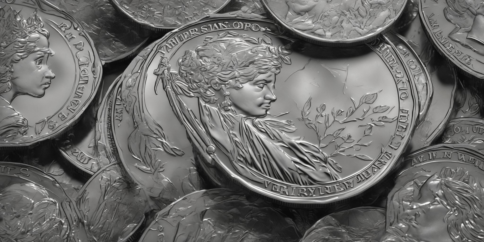 Coin  in realistic, photographic style