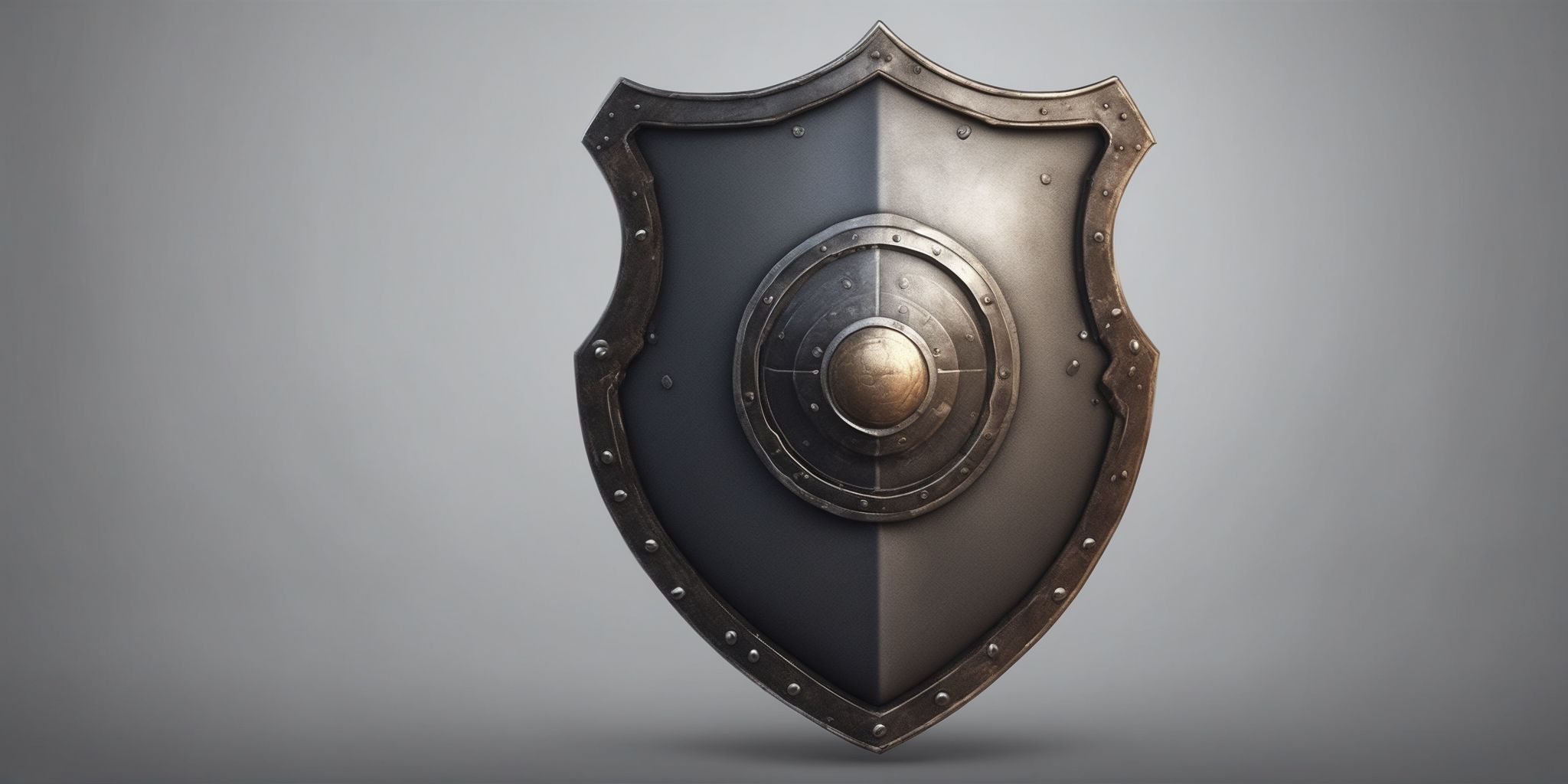 Shield  in realistic, photographic style