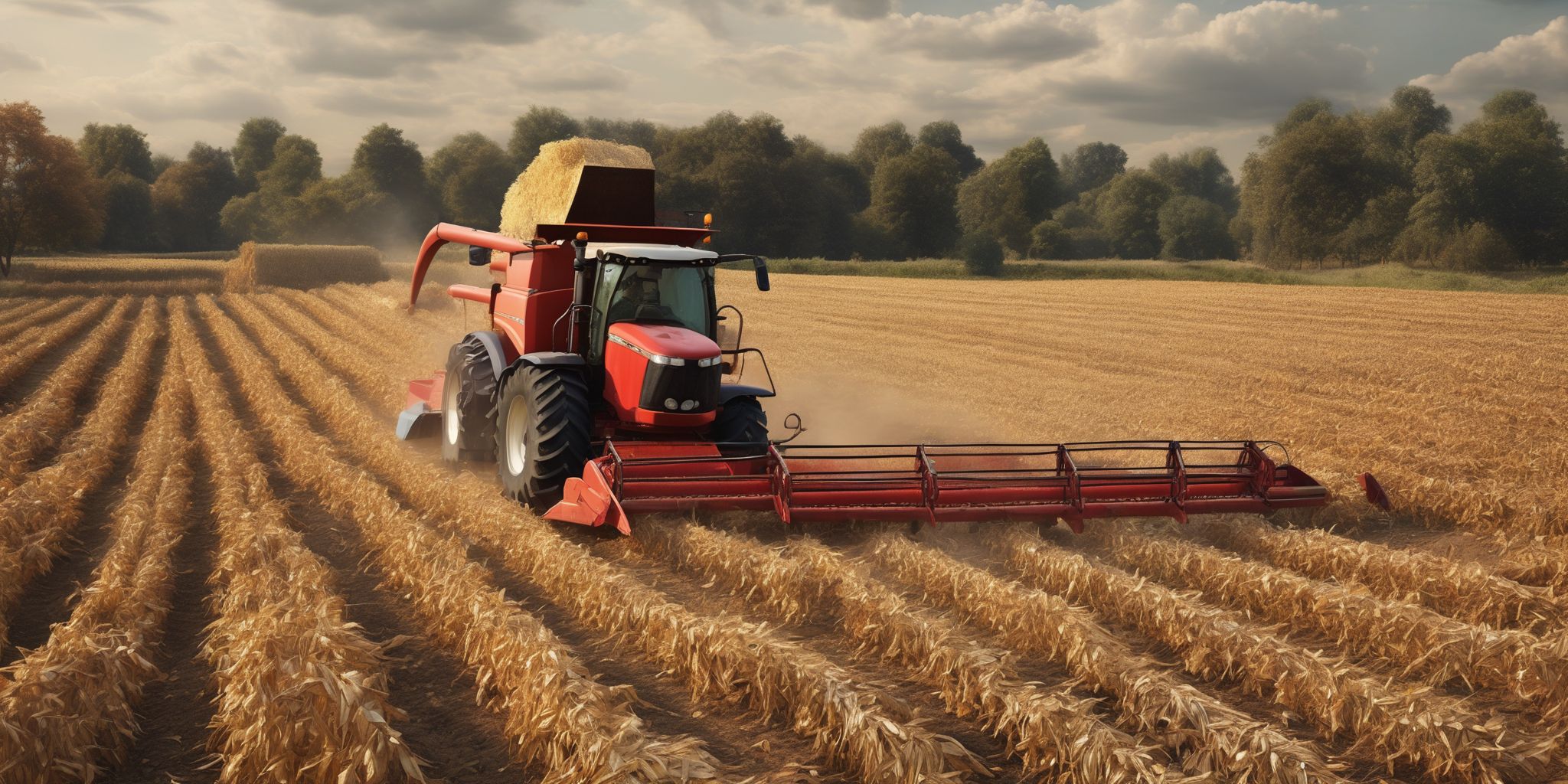 Harvest  in realistic, photographic style