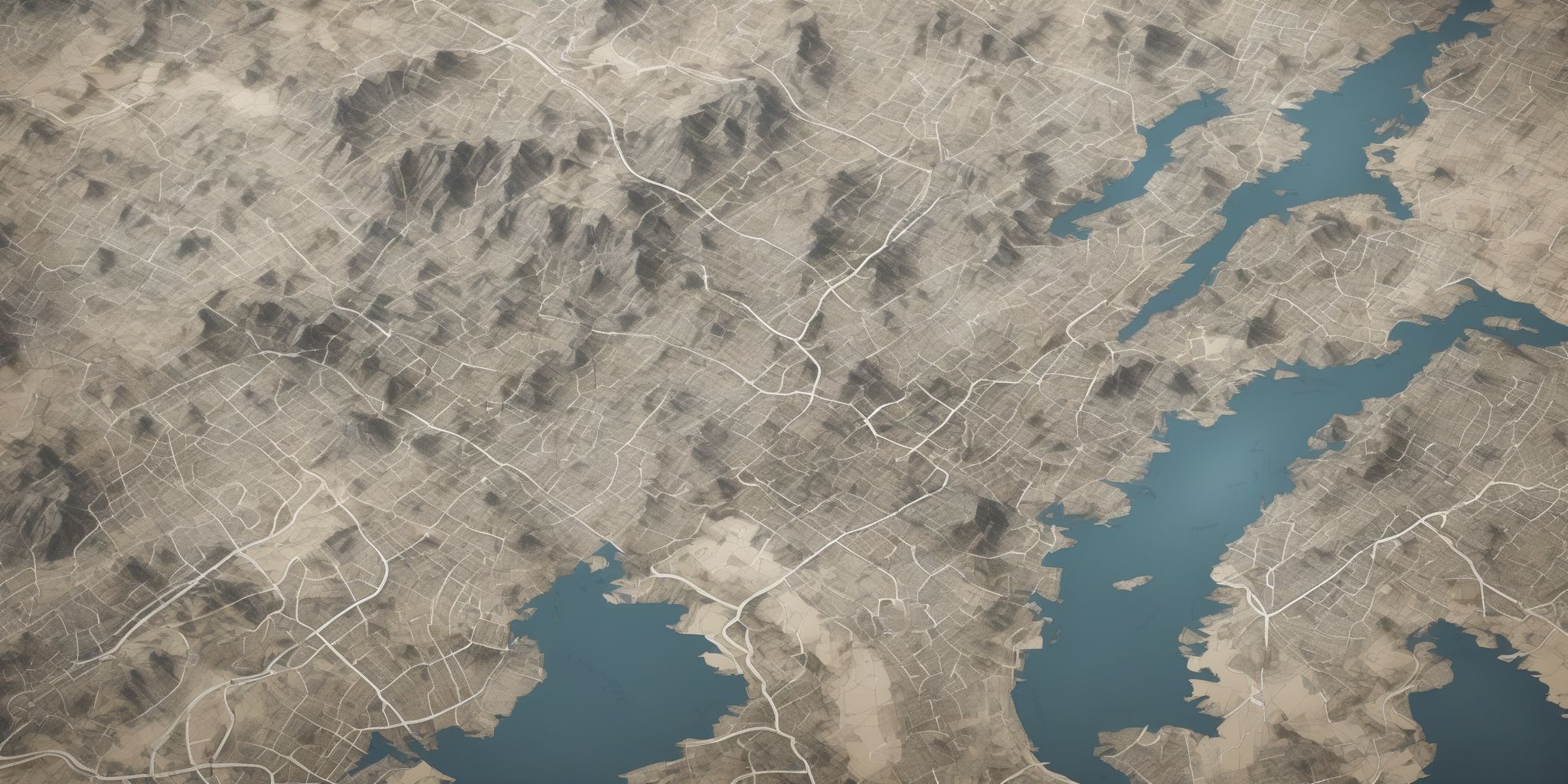 Map  in realistic, photographic style