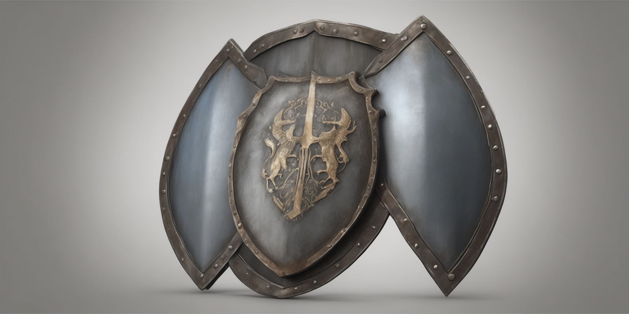 Shield  in realistic, photographic style