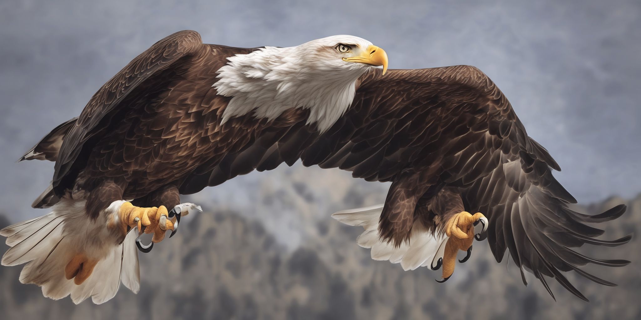 Eagle  in realistic, photographic style