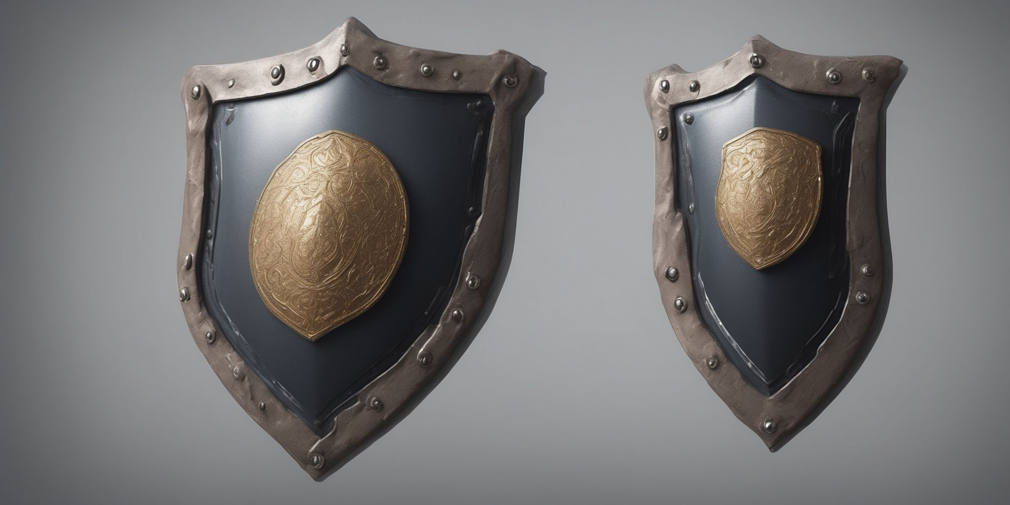 Shield  in realistic, photographic style