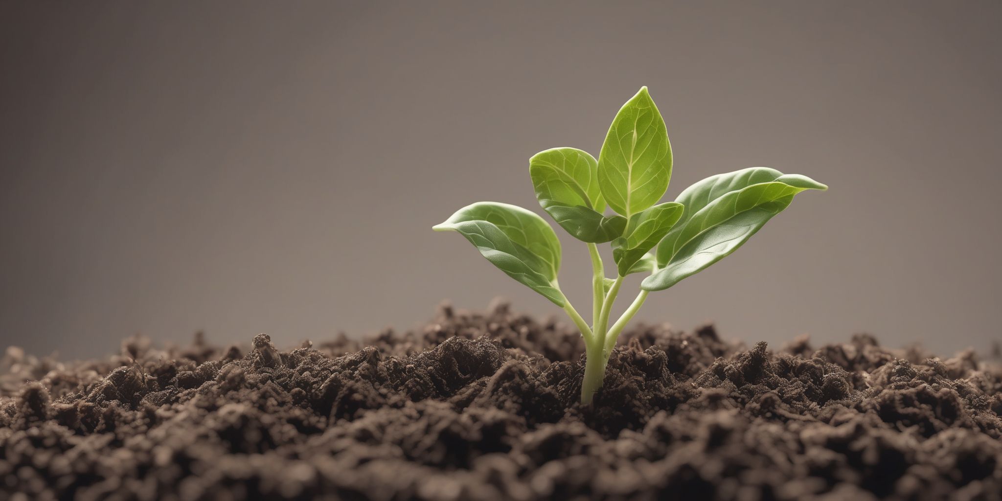 Seedling  in realistic, photographic style