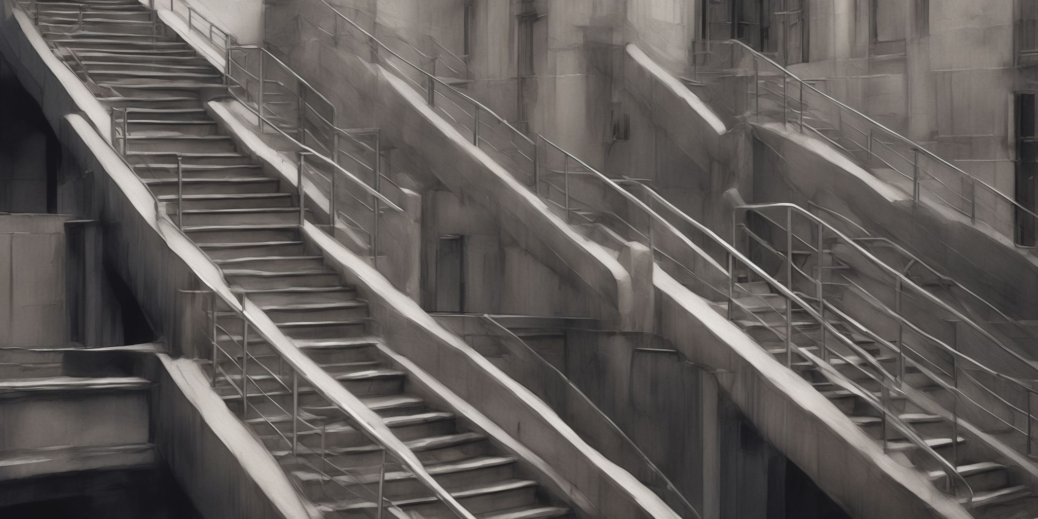 Stairs  in realistic, photographic style