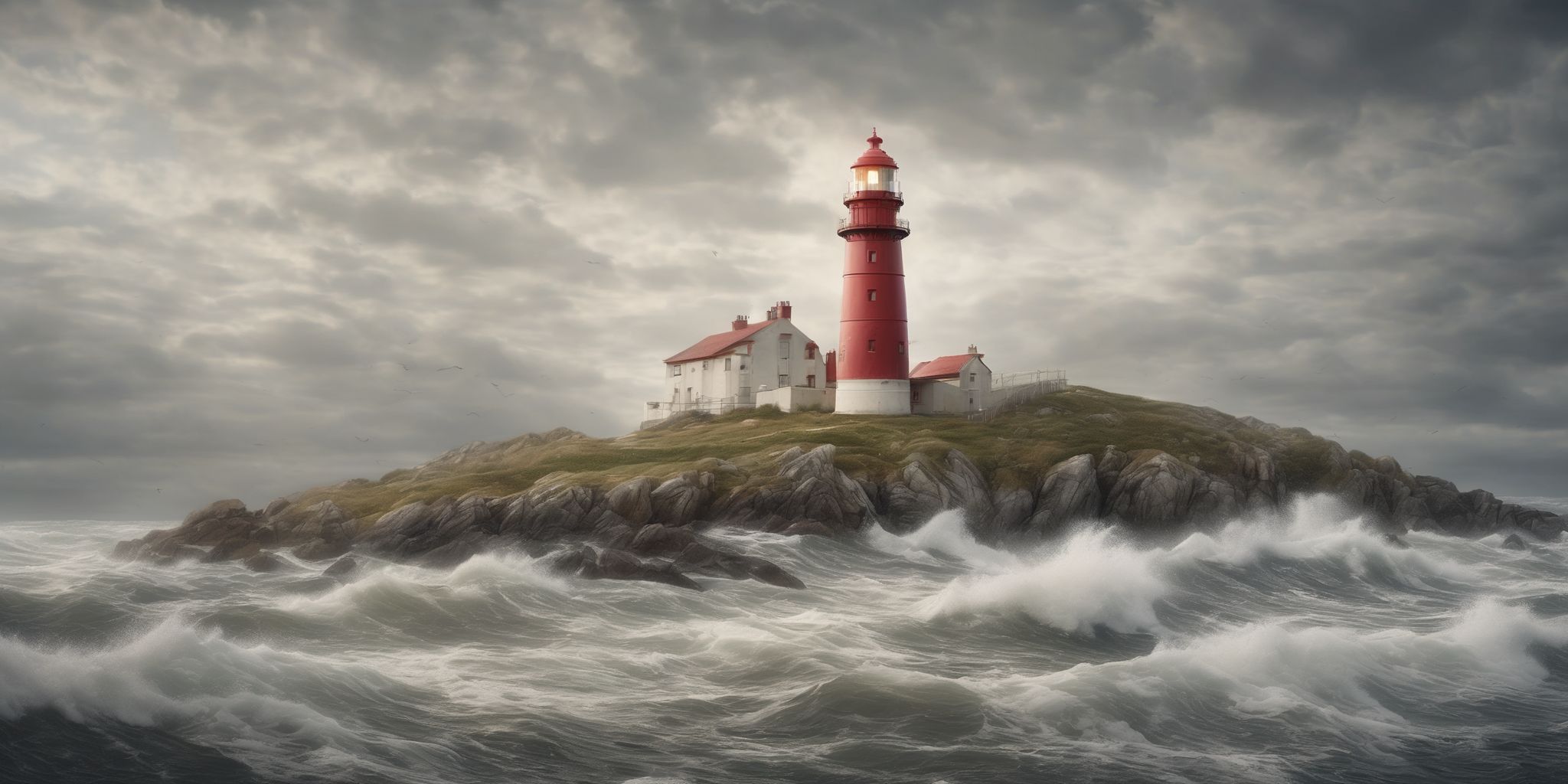 Lighthouse  in realistic, photographic style