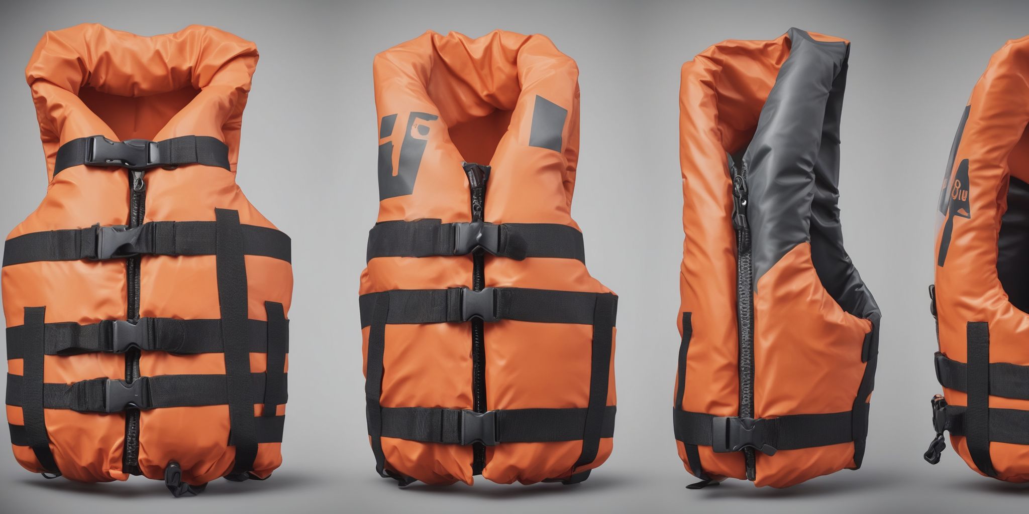 Life jacket  in realistic, photographic style