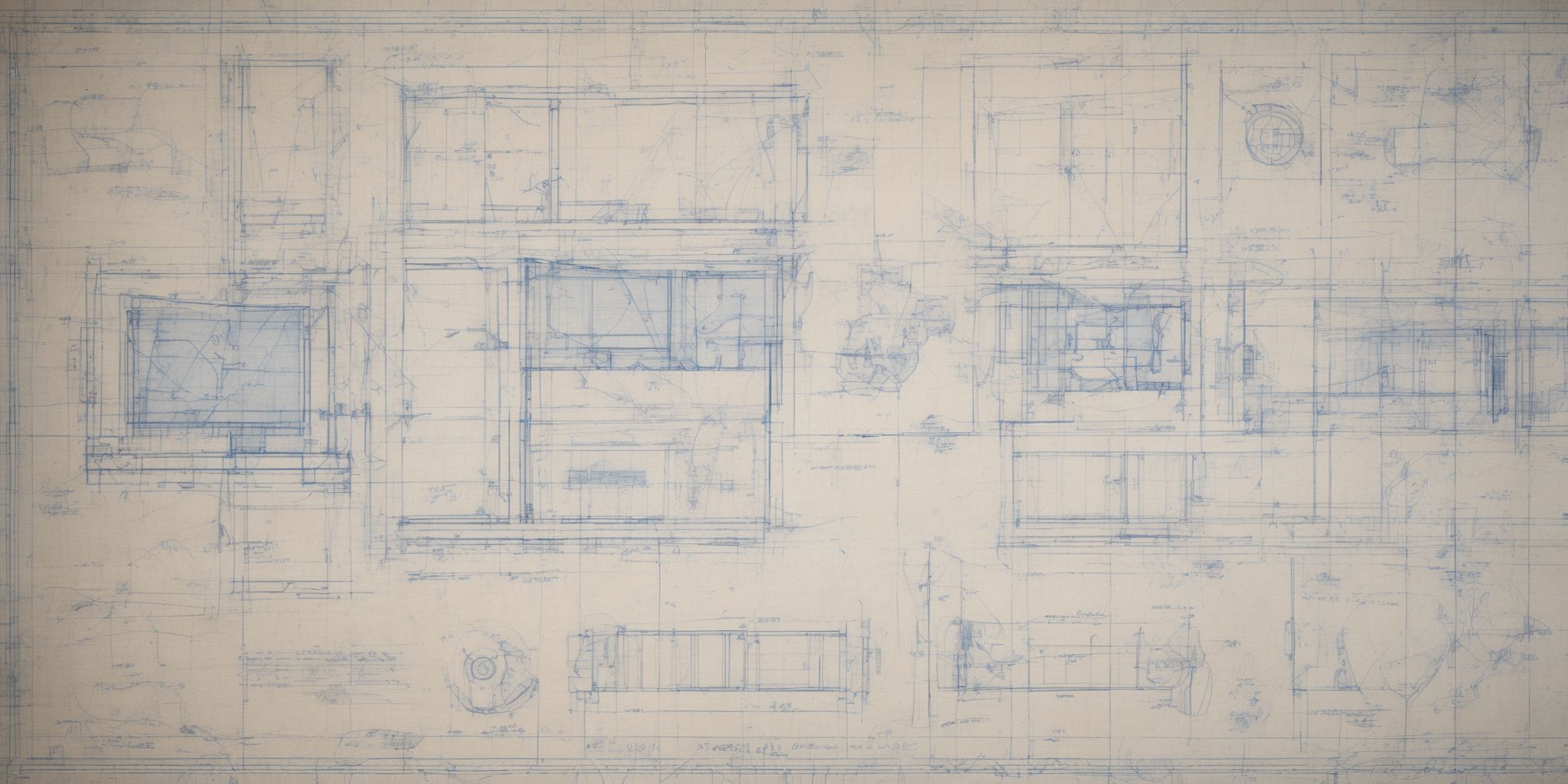 Blueprint  in realistic, photographic style