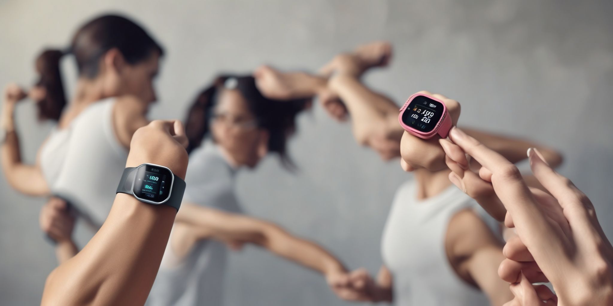 Fitness tracker  in realistic, photographic style