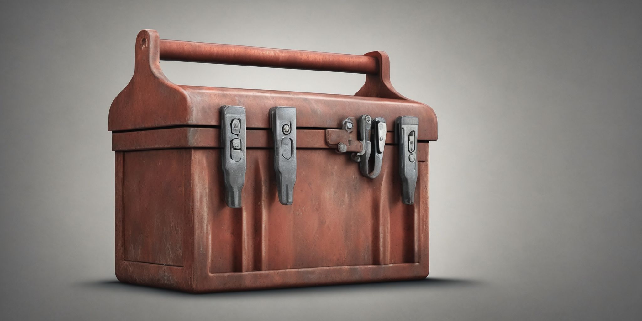 Toolbox  in realistic, photographic style