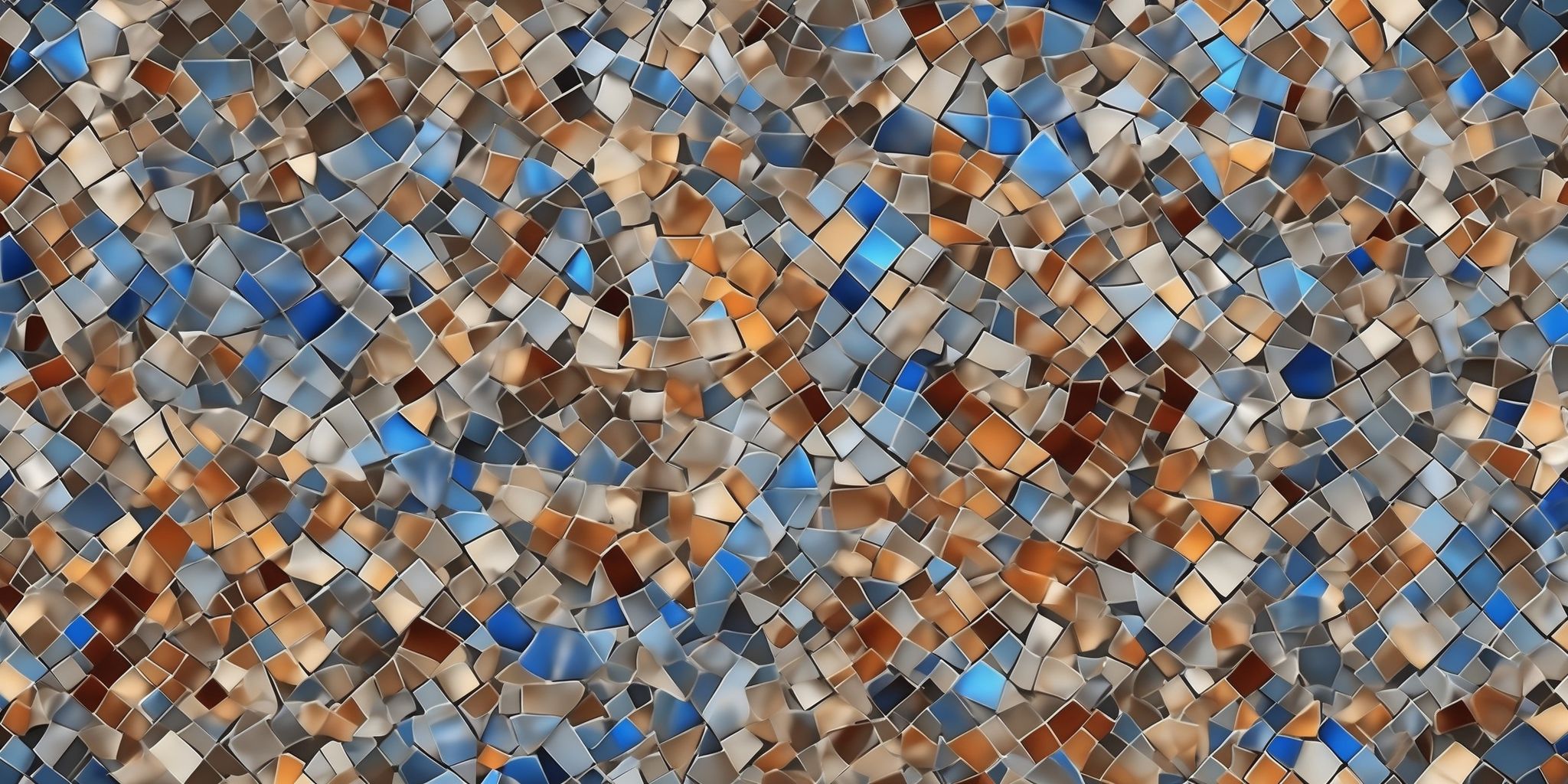Mosaic  in realistic, photographic style