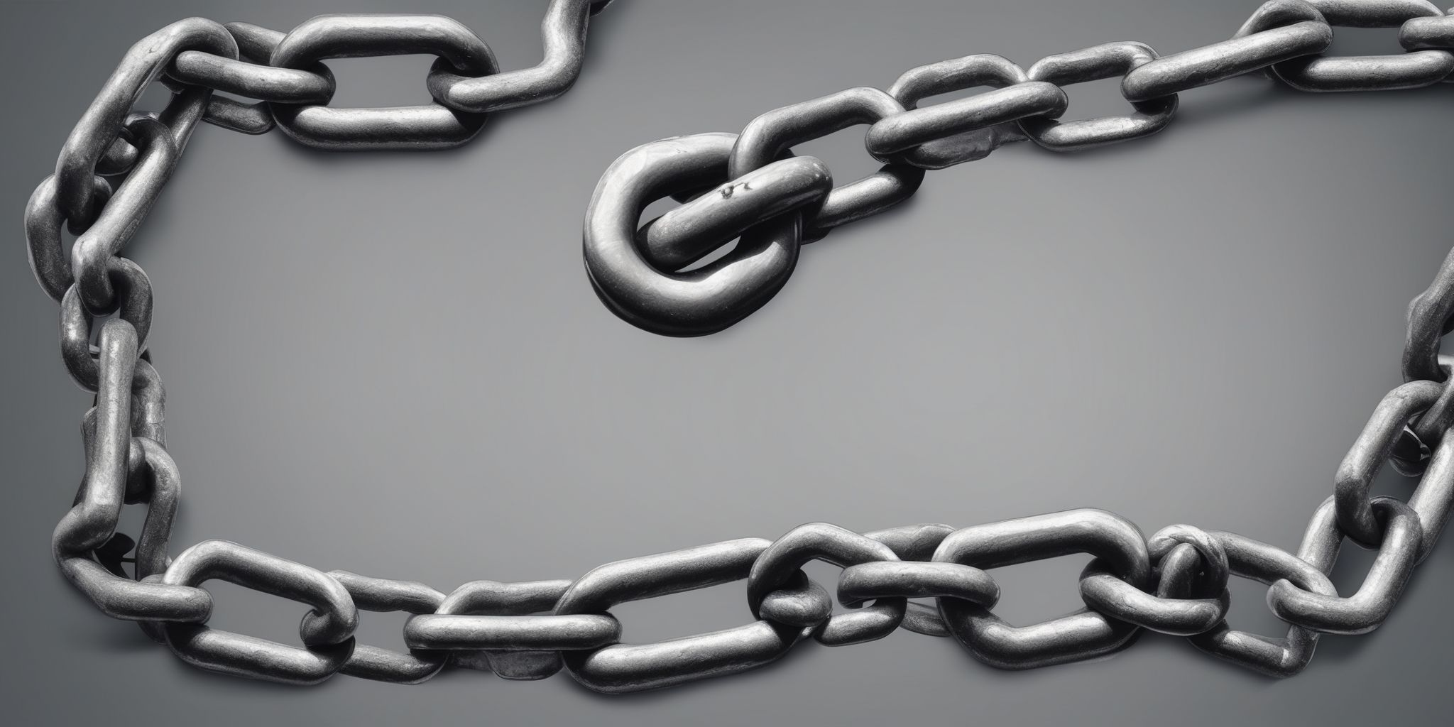 Chain  in realistic, photographic style