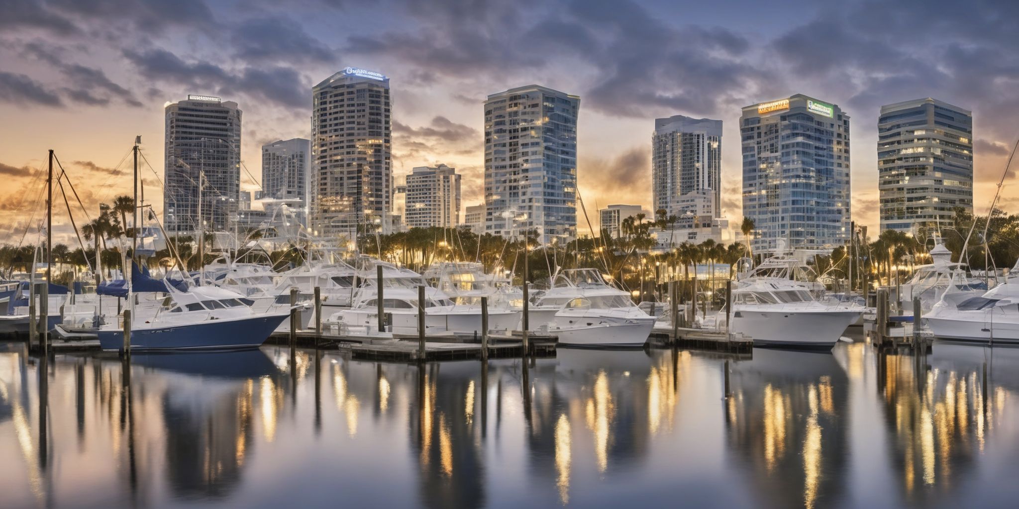 Credit Unions Tampa Bay: Harbor  in realistic, photographic style