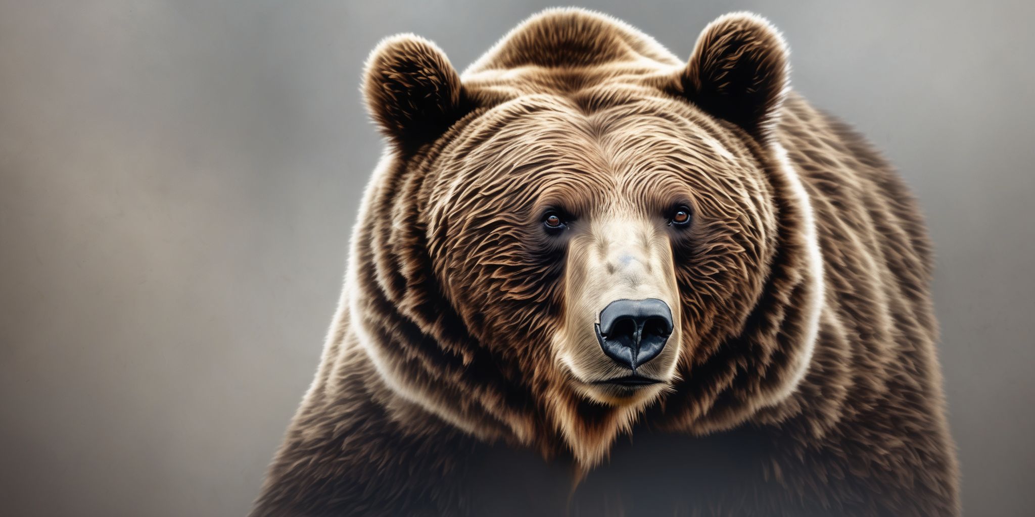 Bear  in realistic, photographic style