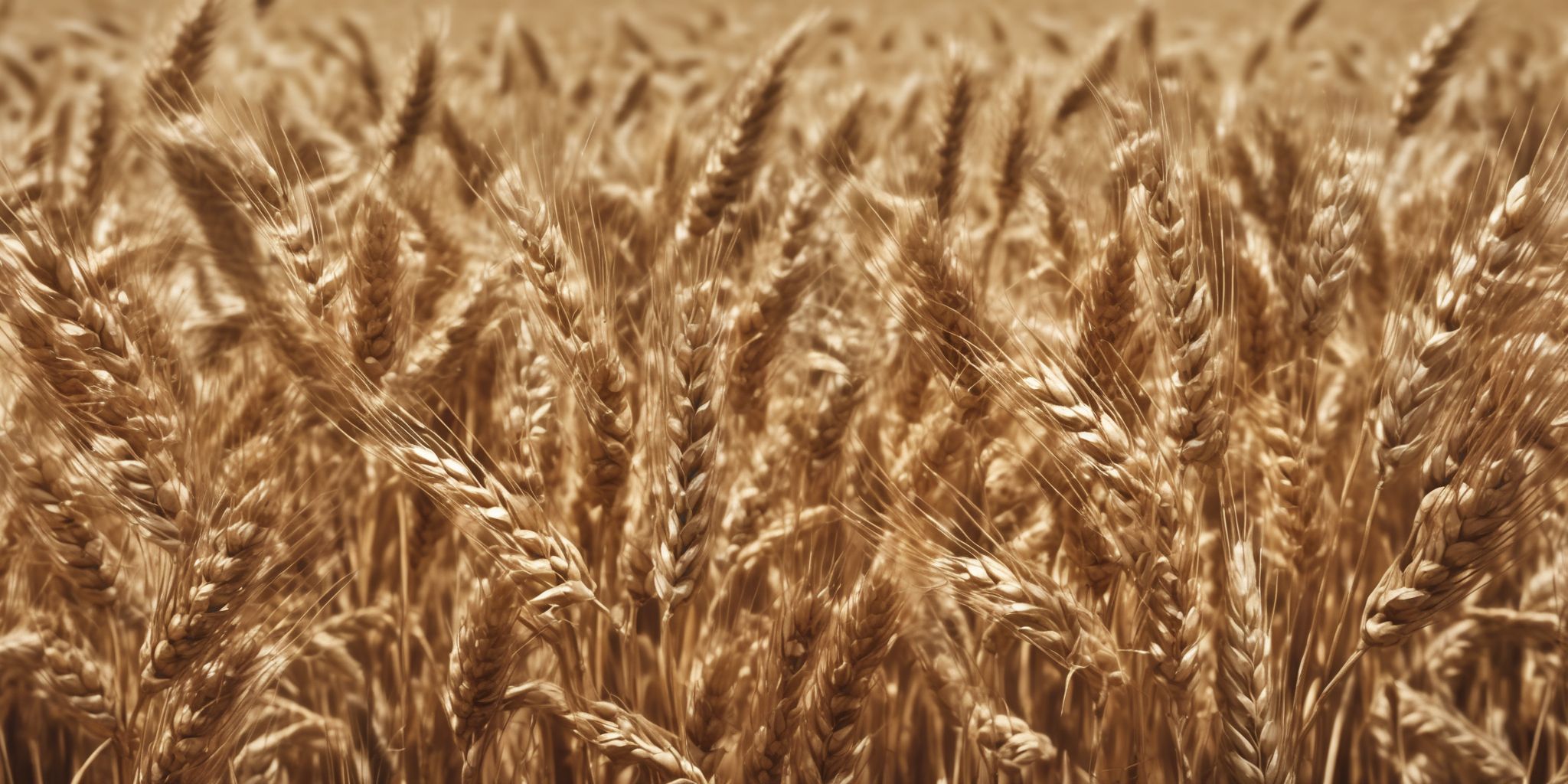 Wheat  in realistic, photographic style