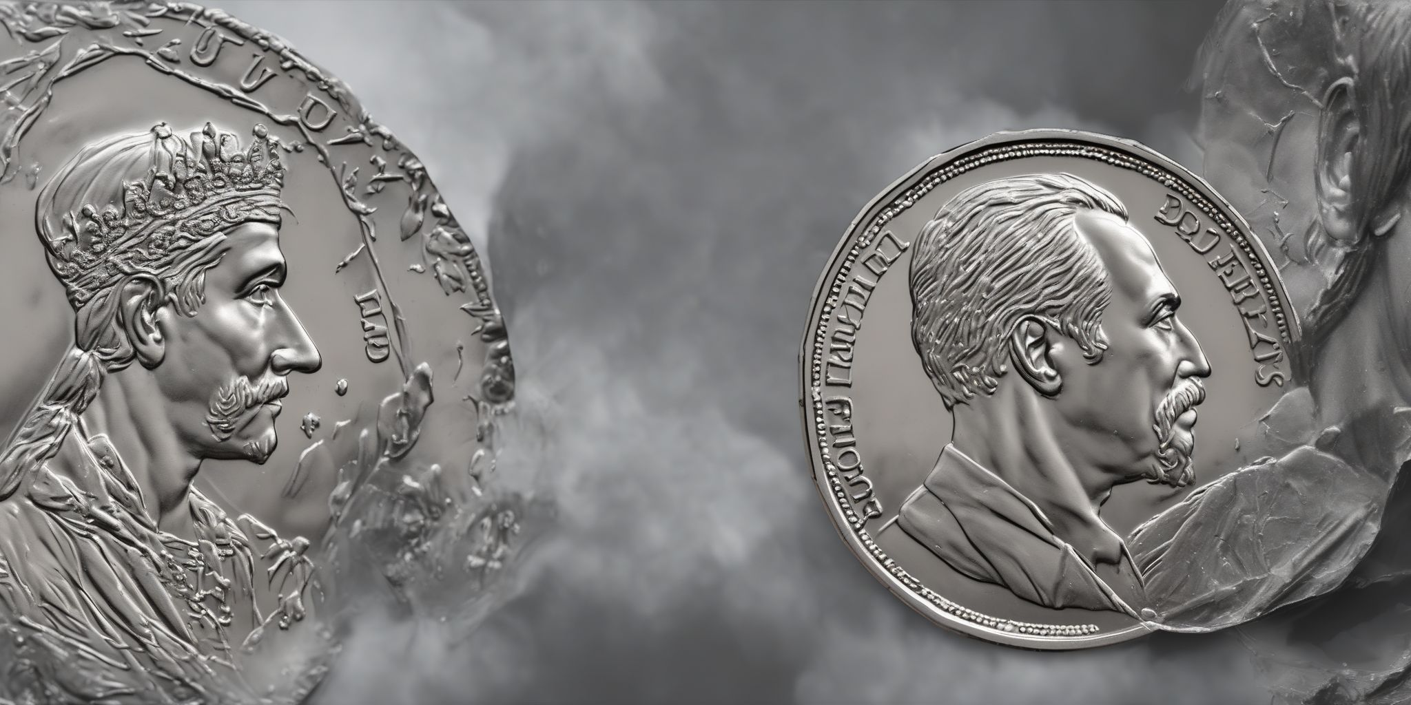 Coin  in realistic, photographic style