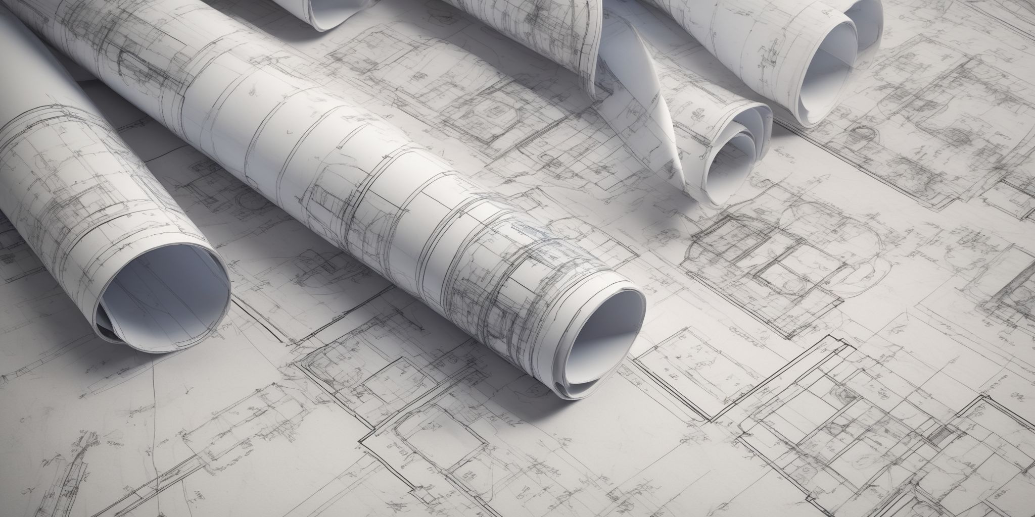 Blueprints  in realistic, photographic style