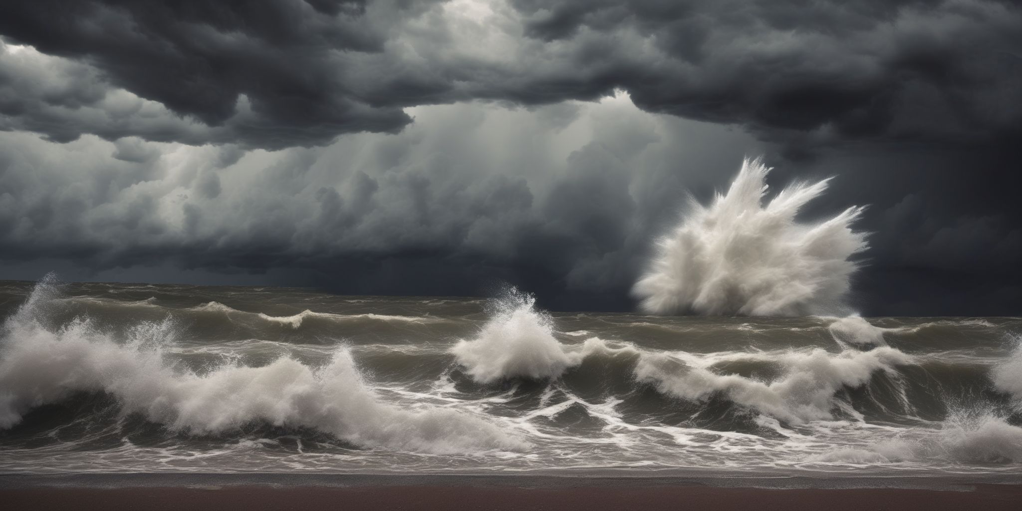 Storm  in realistic, photographic style