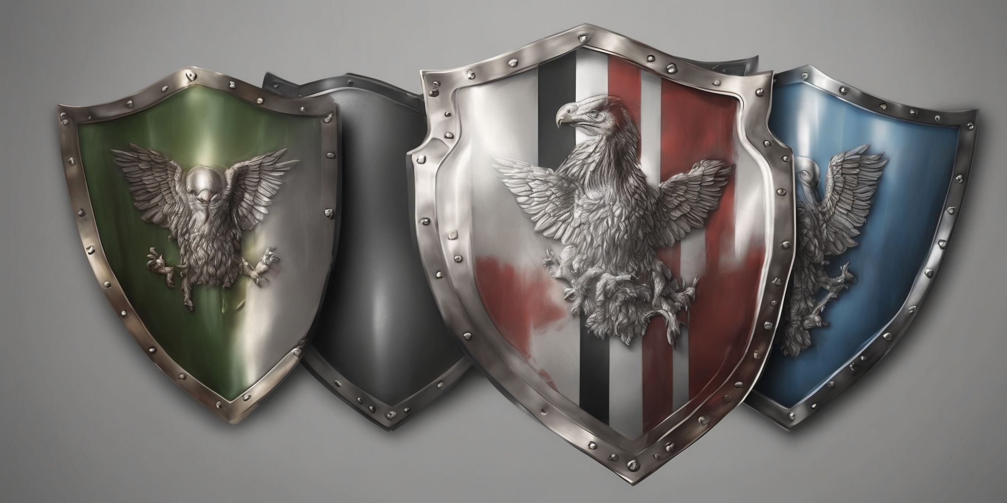 Shield  in realistic, photographic style