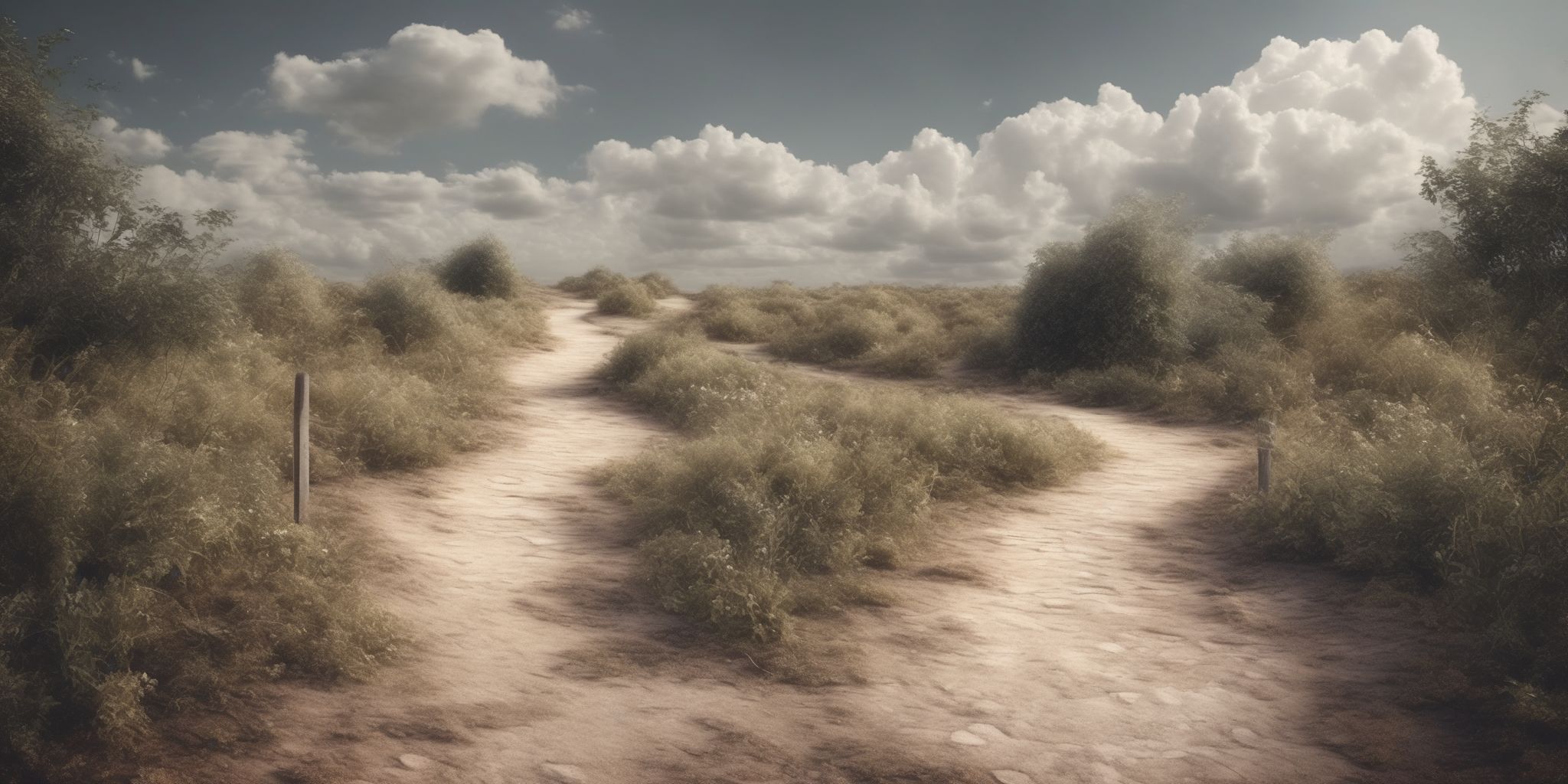 Pathway  in realistic, photographic style